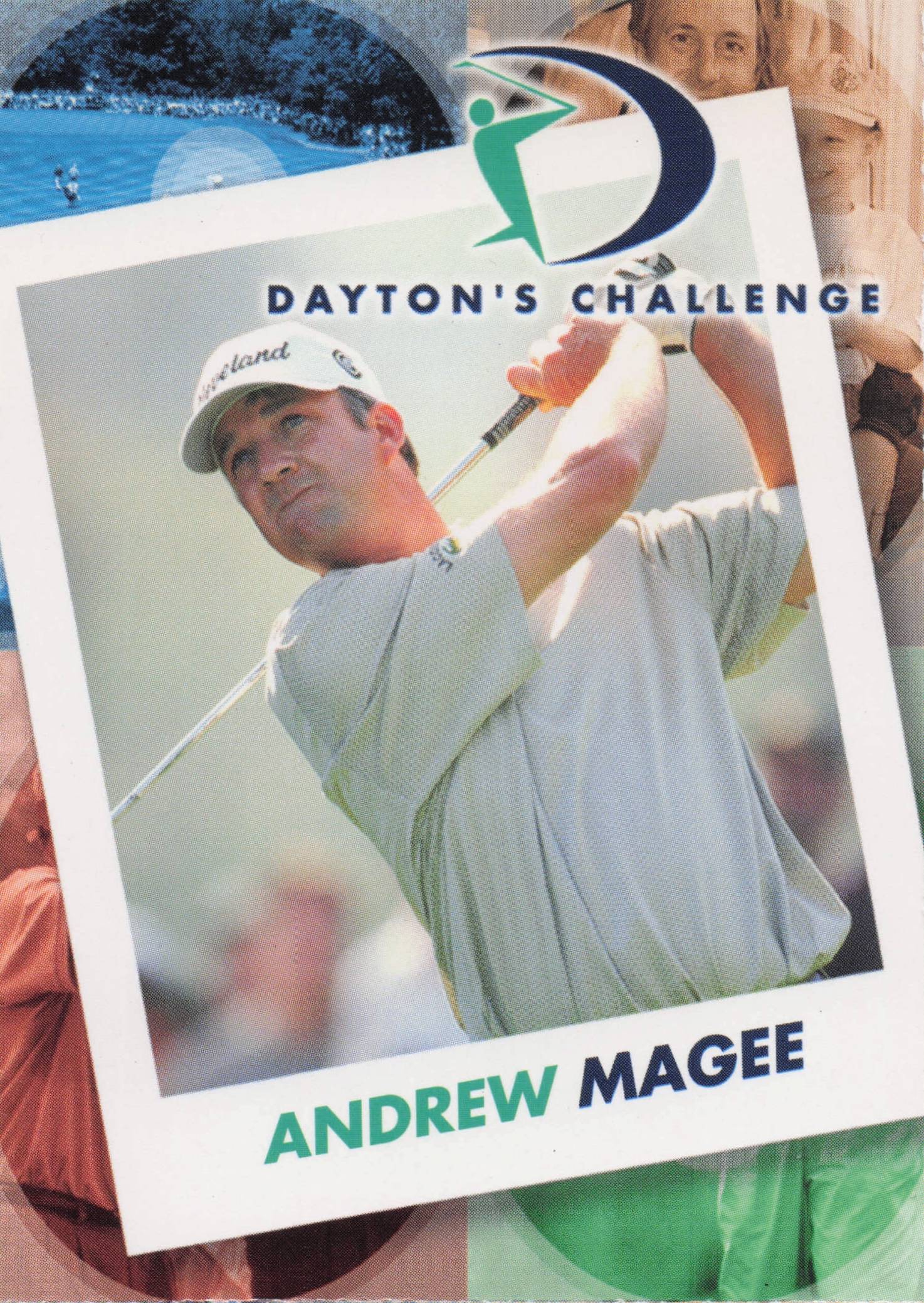 Andrew Magee Dayton's Challenge Rare Golf Memorabilia Trade Card