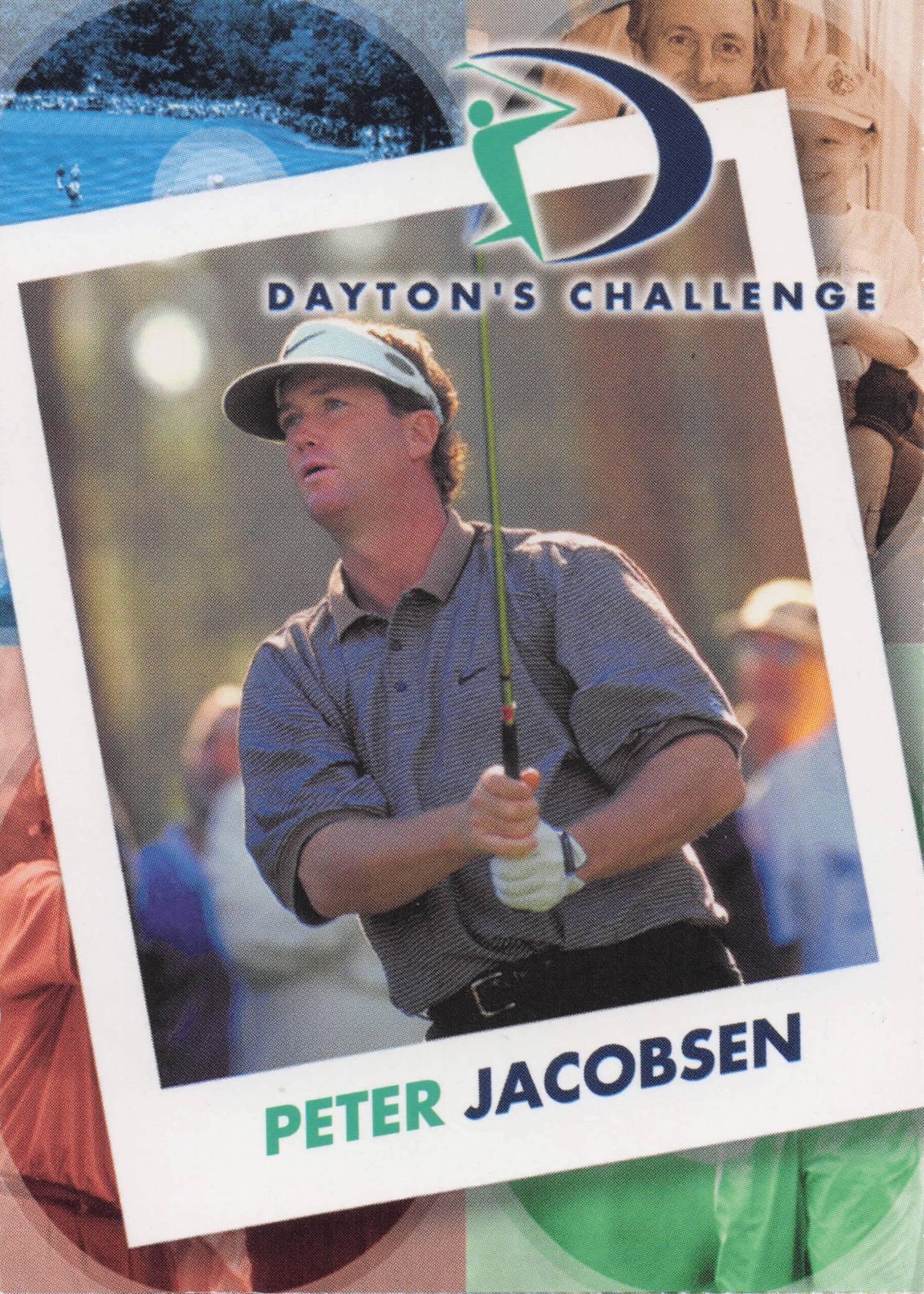 Peter Jacobson Dayton's Challenge Rare Golf Memorabilia Trade Card