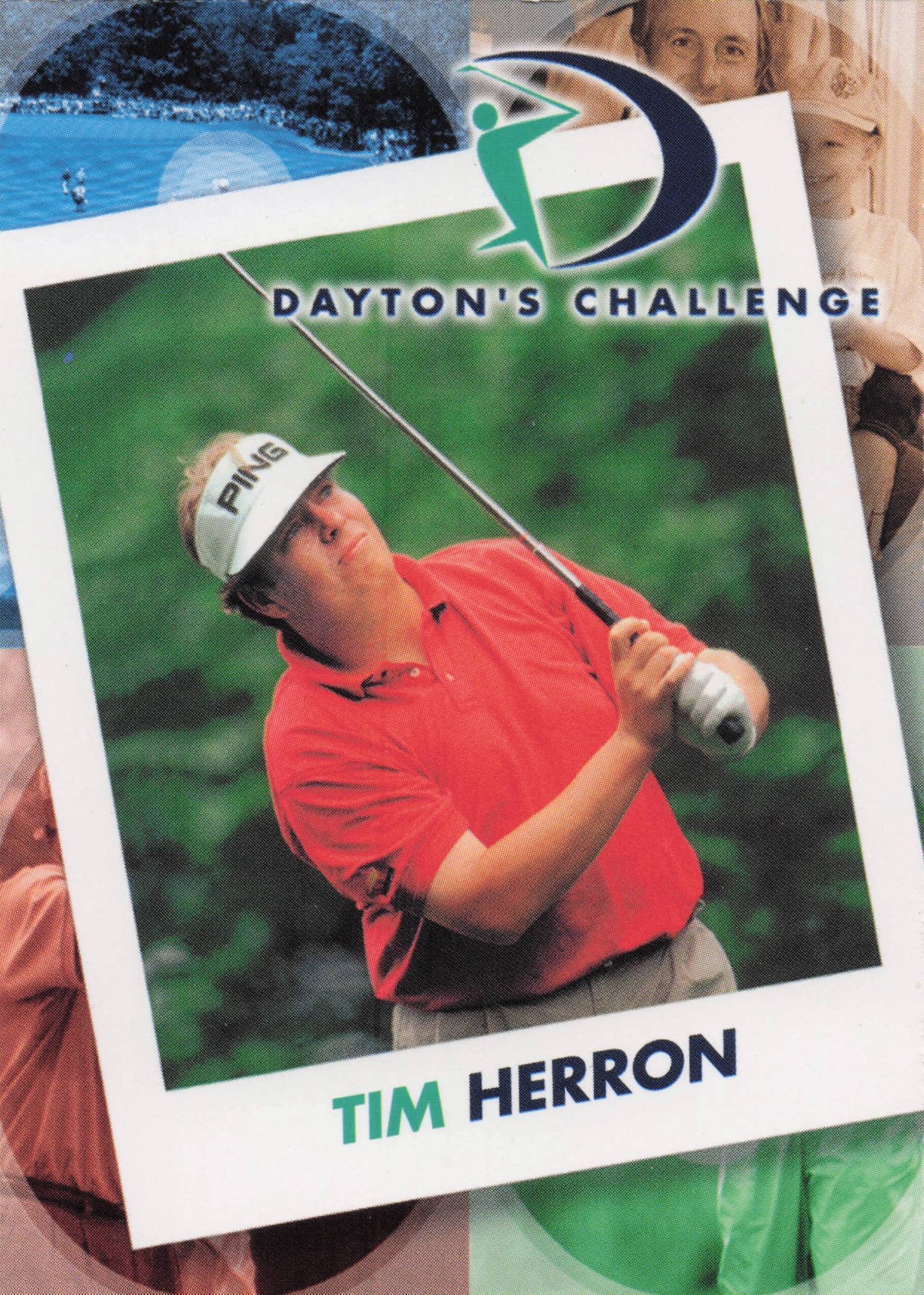 Tim Herron Dayton's Challenge Rare Golf Memorabilia Trade Card