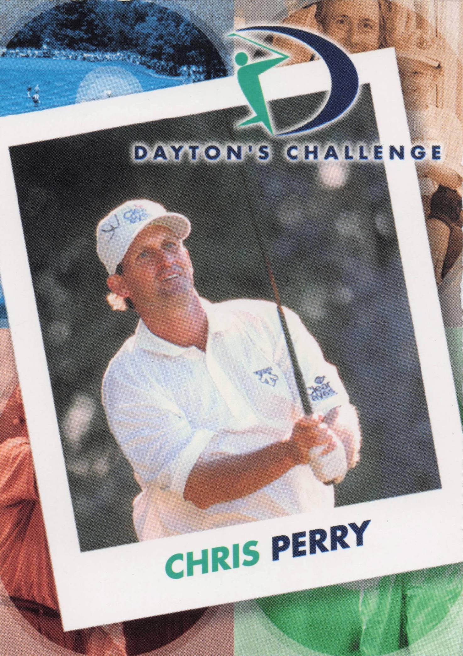 Chris Perry Dayton's Challenge Rare Golf Memorabilia Trade Card