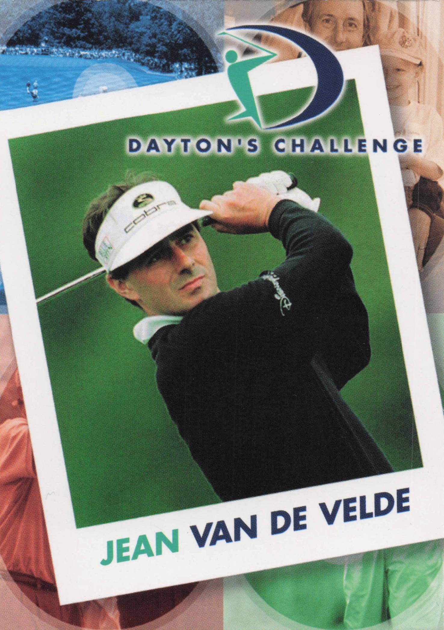 Jean Van De Velde Dayton's Challenge Rare Golf Memorabilia Trade Card