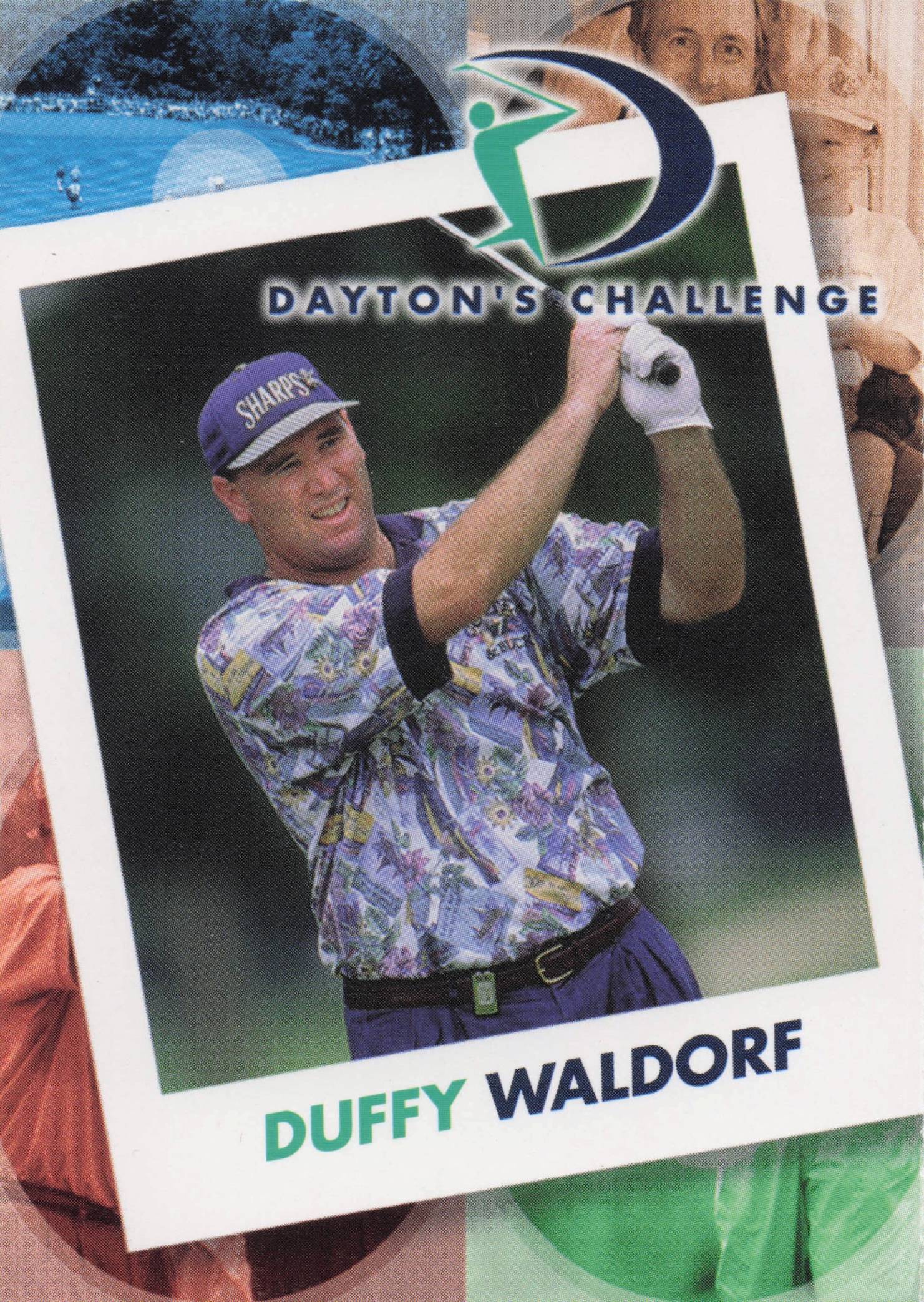 Duffy Waldorf Dayton's Challenge Rare Golf Memorabilia Trade Card