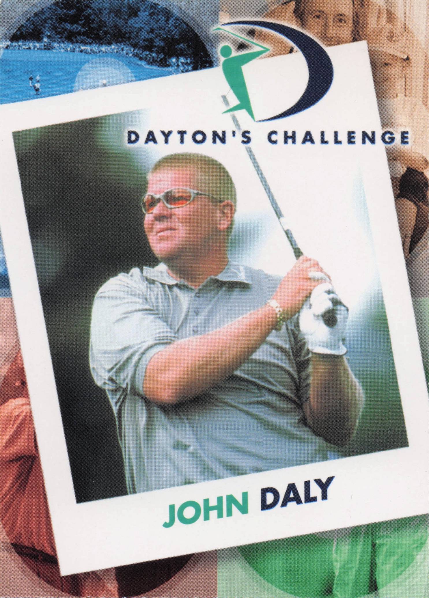 John Daly Dayton's Challenge Rare Golf Memorabilia Trade Card