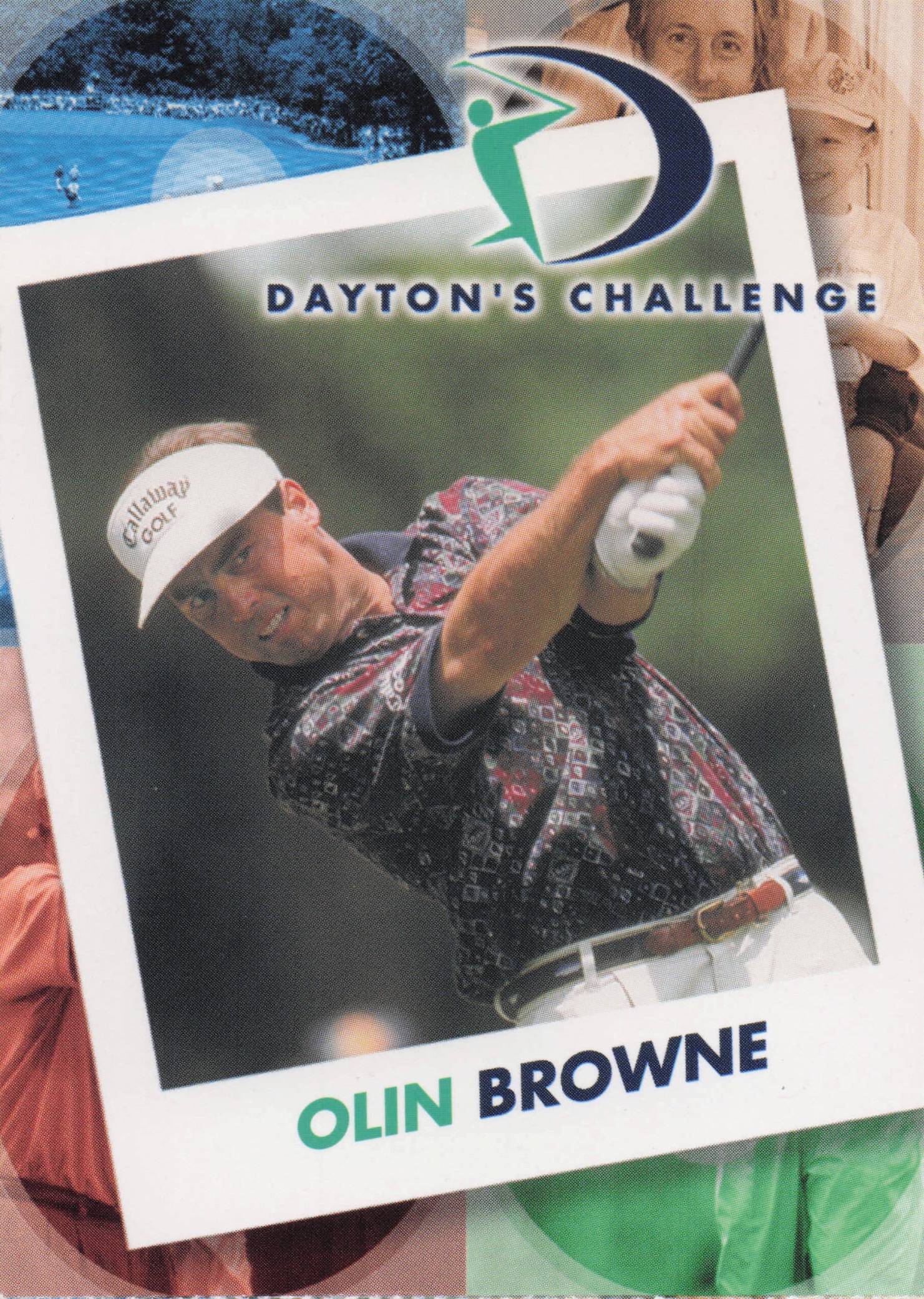 Olin Browne Dayton's Challenge Rare Golf Memorabilia Trade Card