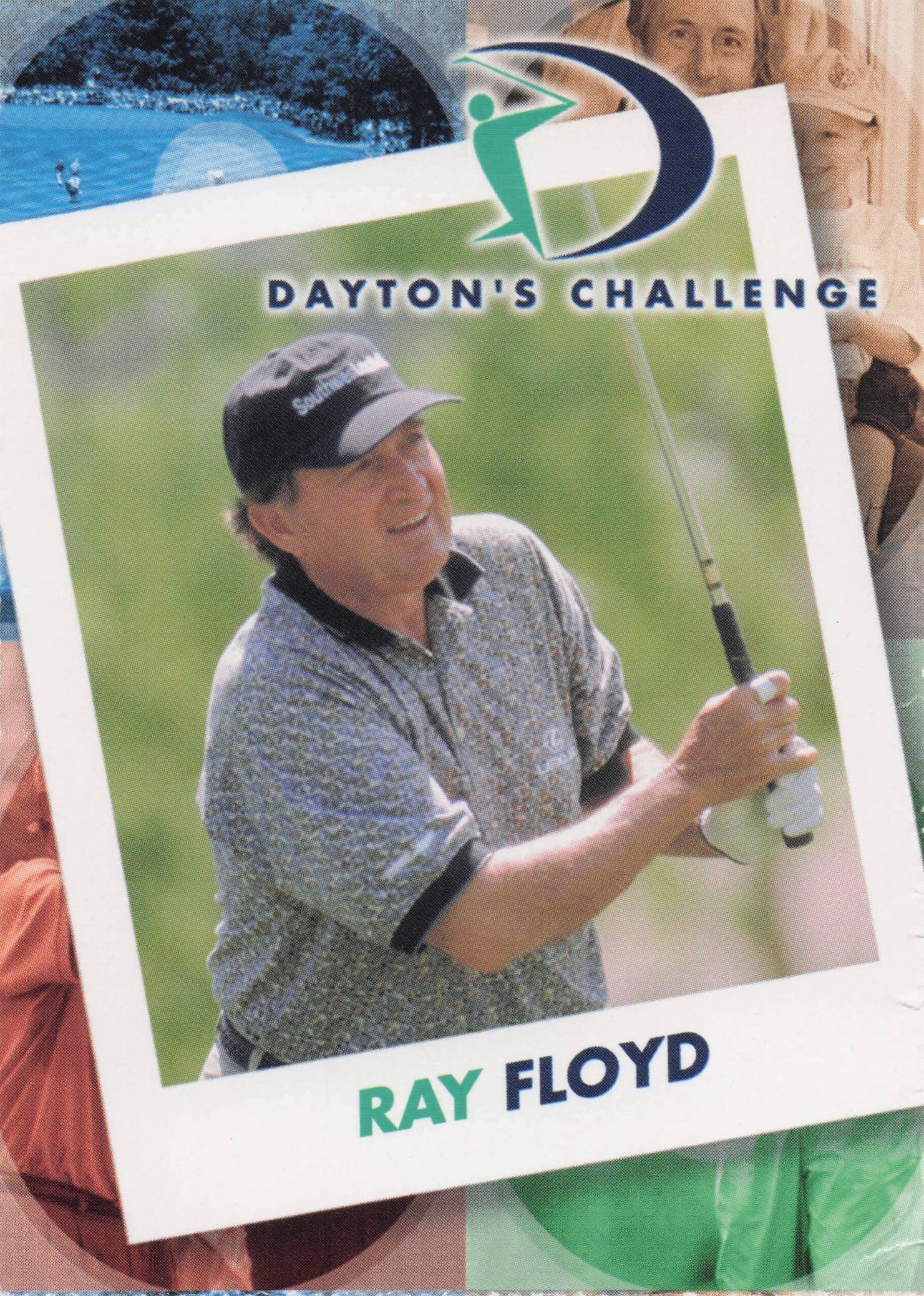 Ray Floyd Dayton's Challenge Rare Golf Memorabilia Trade Card