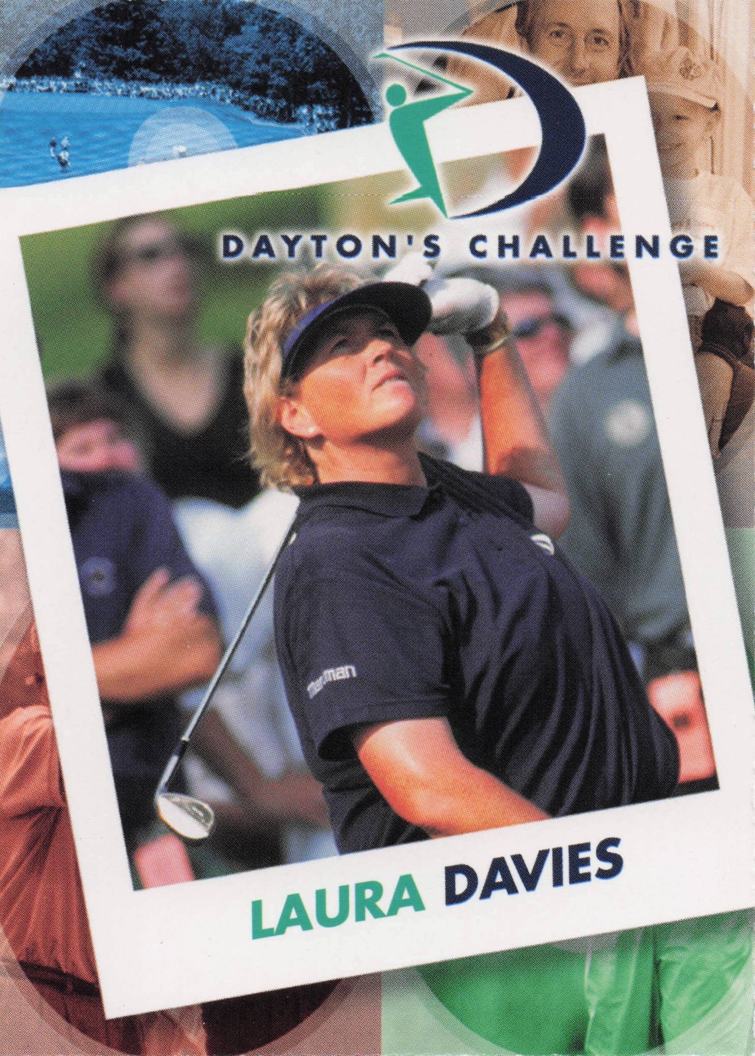 Laura Davies Dayton's Challenge Rare Golf Memorabilia Trade Card