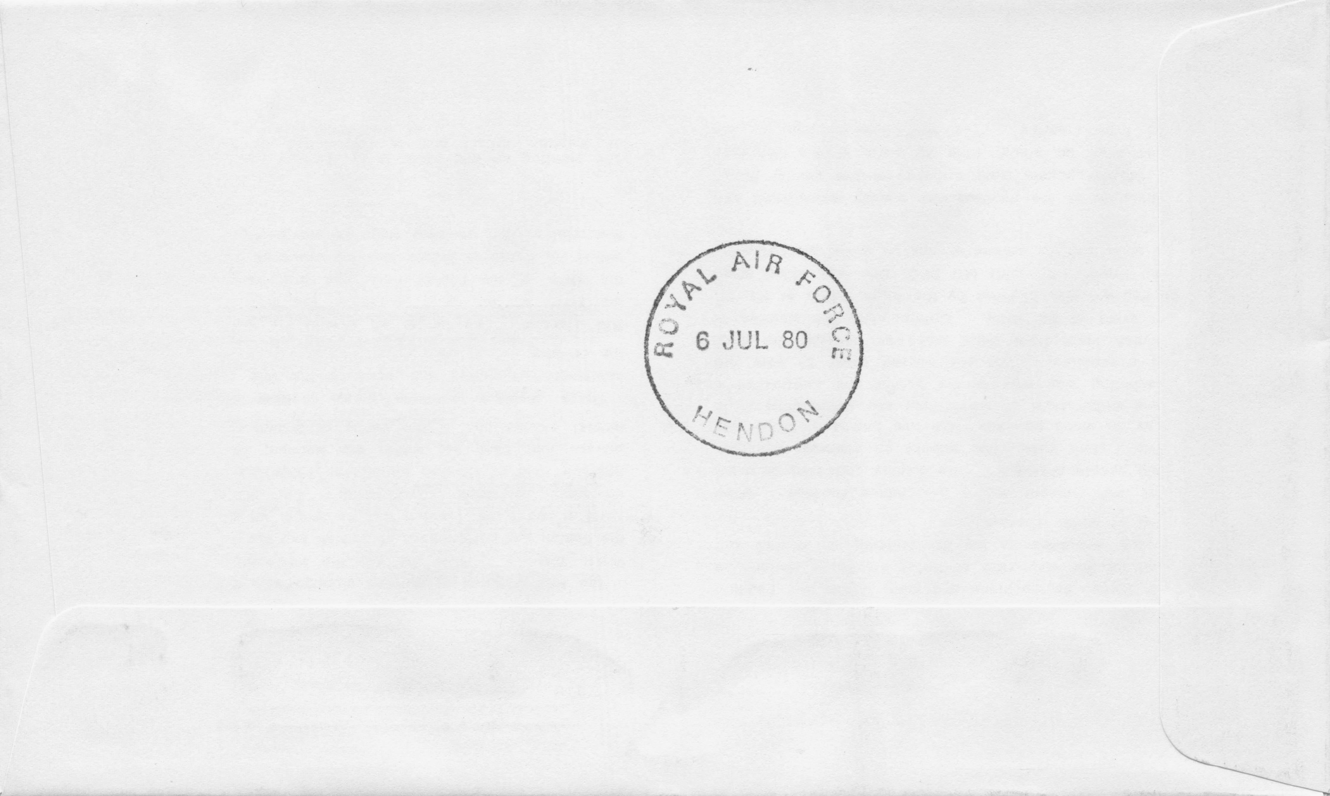 60th Anniversary First RAF 1920 Pageant Military Hand Signed FDC