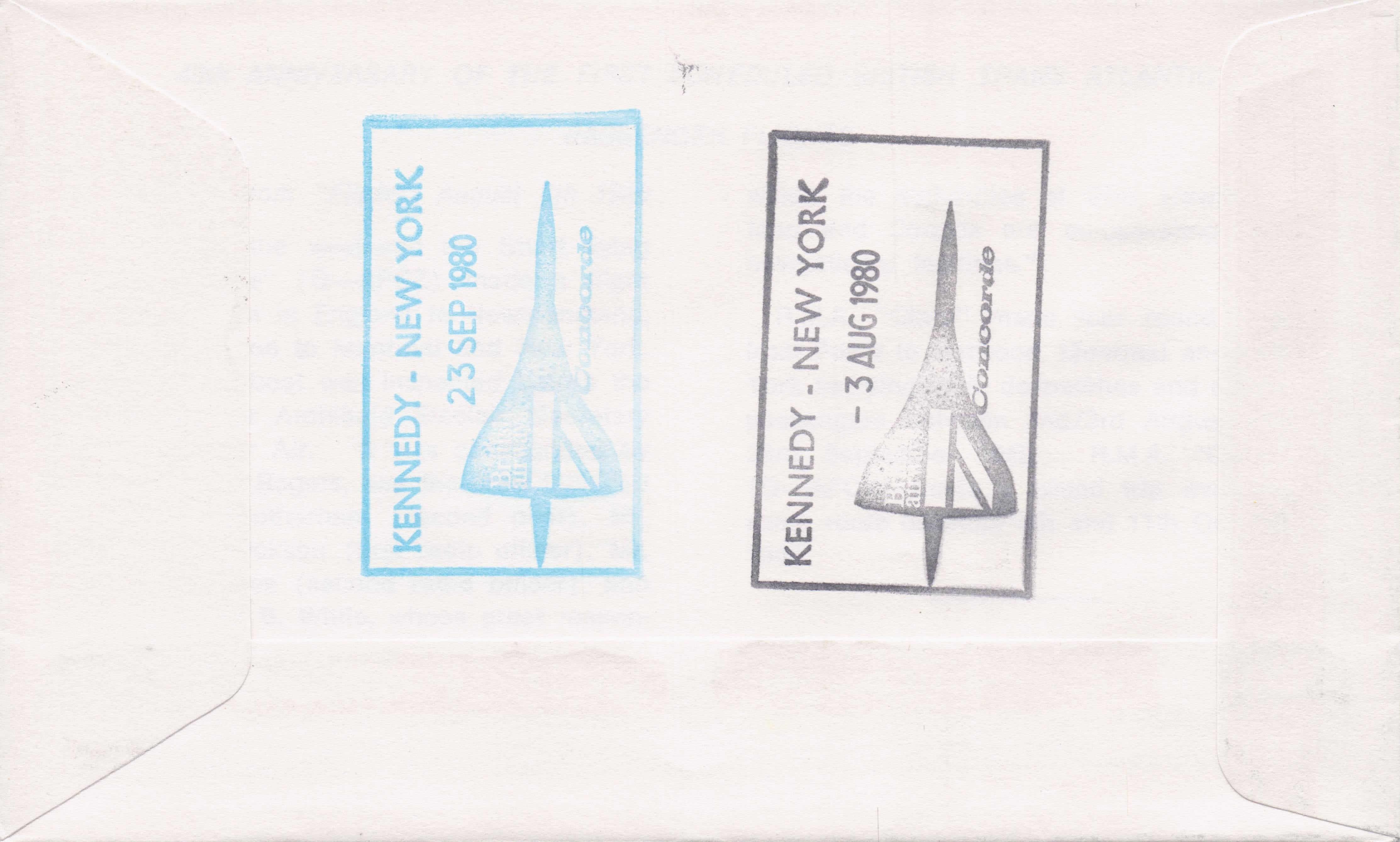 First UK Transatlantic Passenger Flights 40th Anniverary Hand Signed FDC