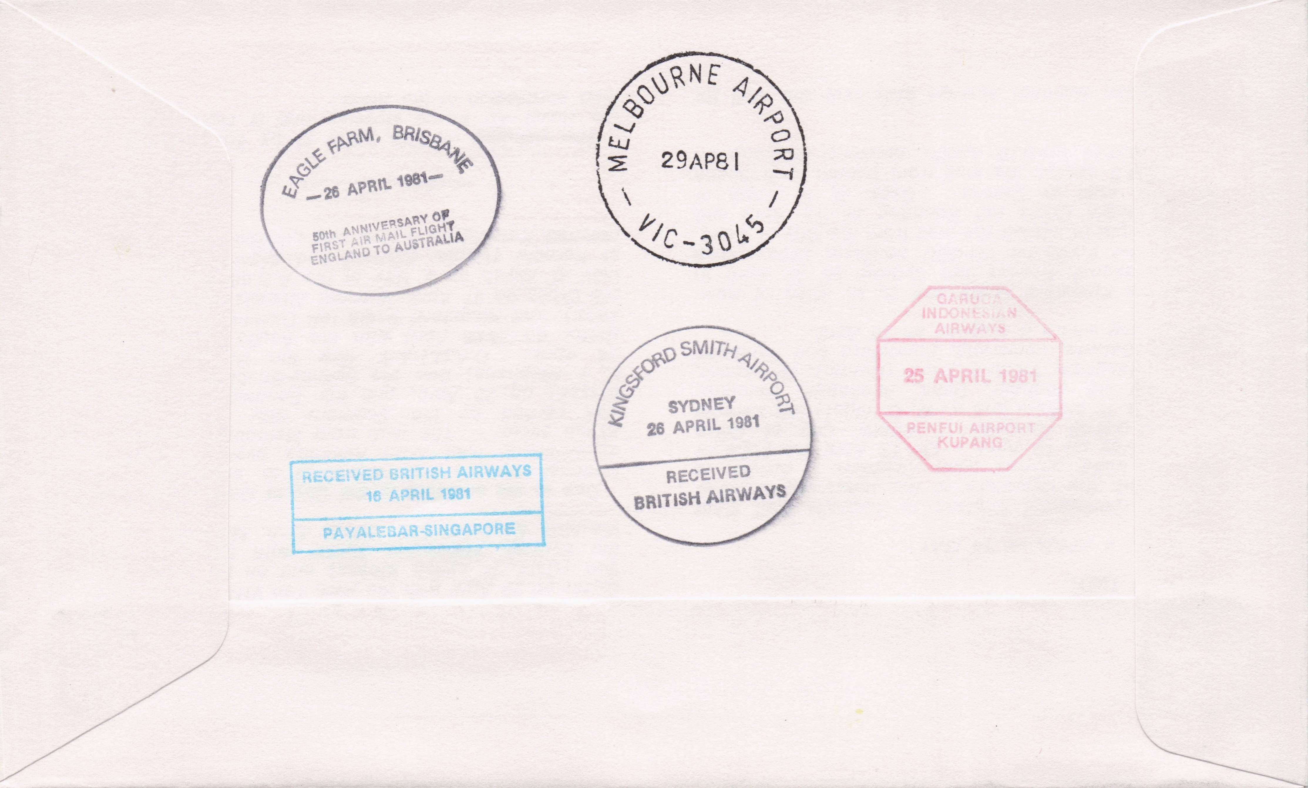 First 1909 Aeroplane London To Paris Flight 70th Anniversary Hand Signed FDC