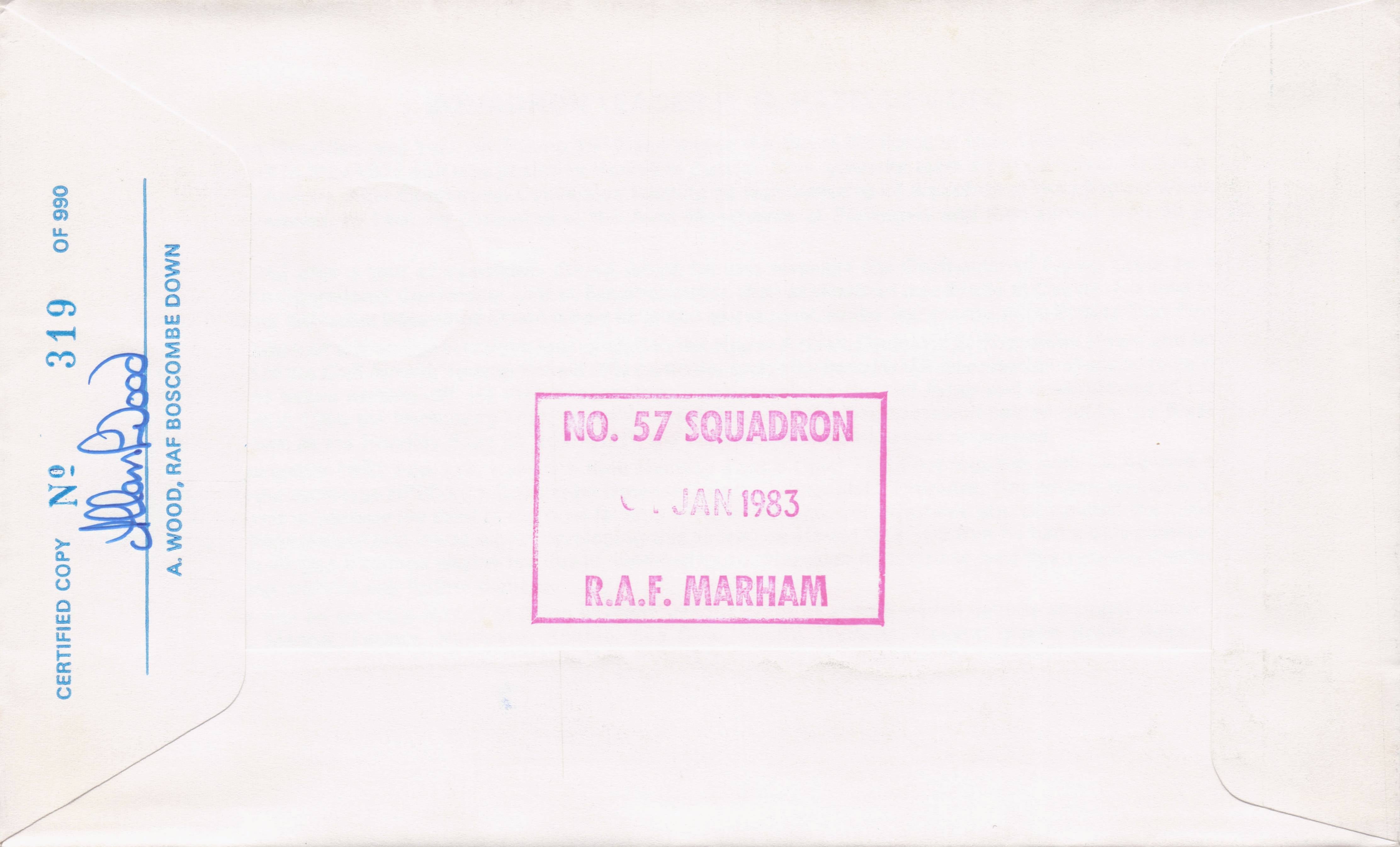 Sergeant HG Hazeldean RAF War WW2 Veteran Hand Signed Military FDC