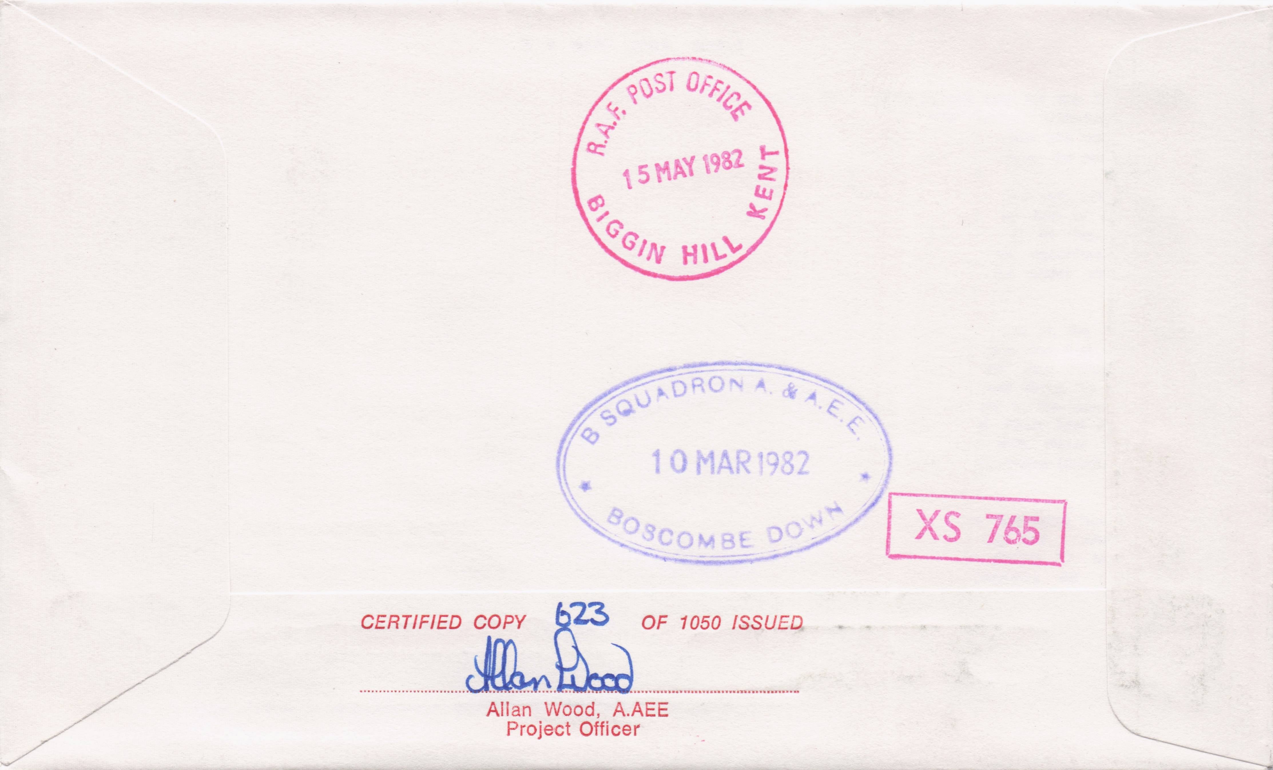 A.E. Ben Gunn RAF War WW2 Veteran Biggin Hill Hand Signed Military FDC