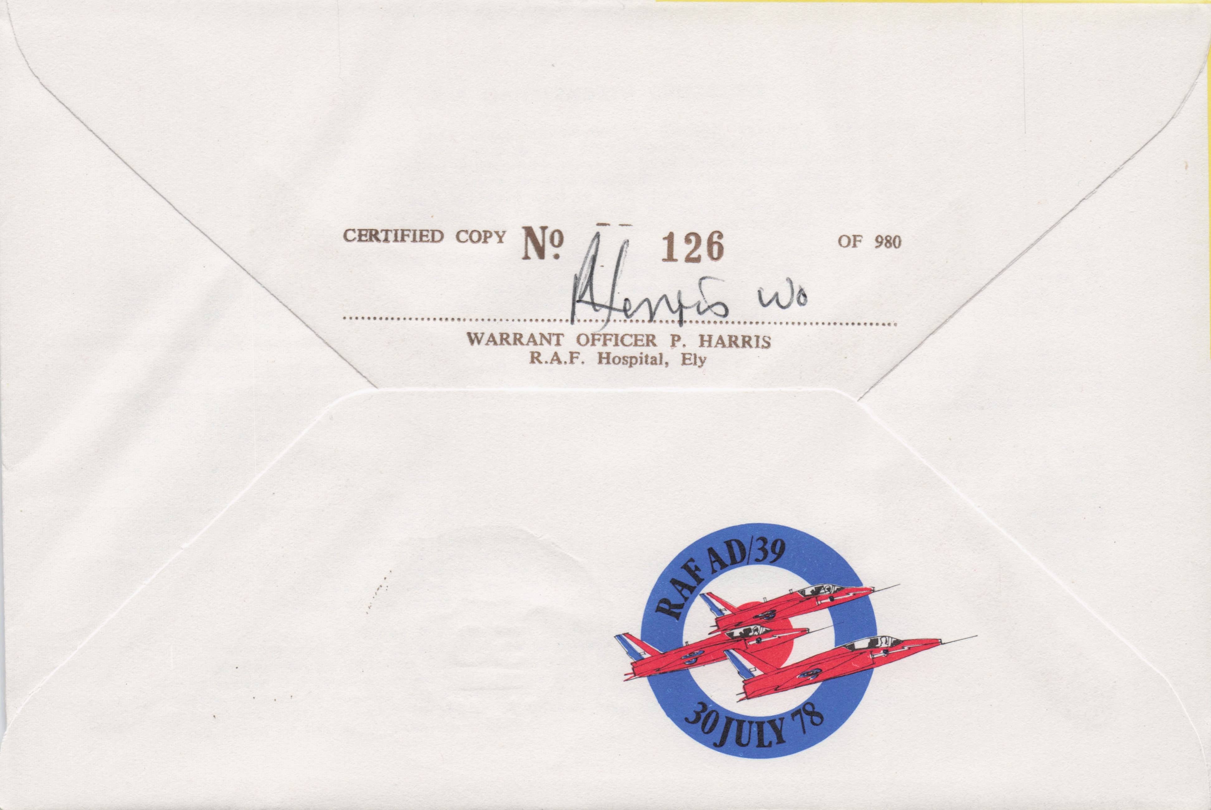 Shuttleworth Collection Military Aviation RAF Pageant 1978 MULTI Hand Signed FDC