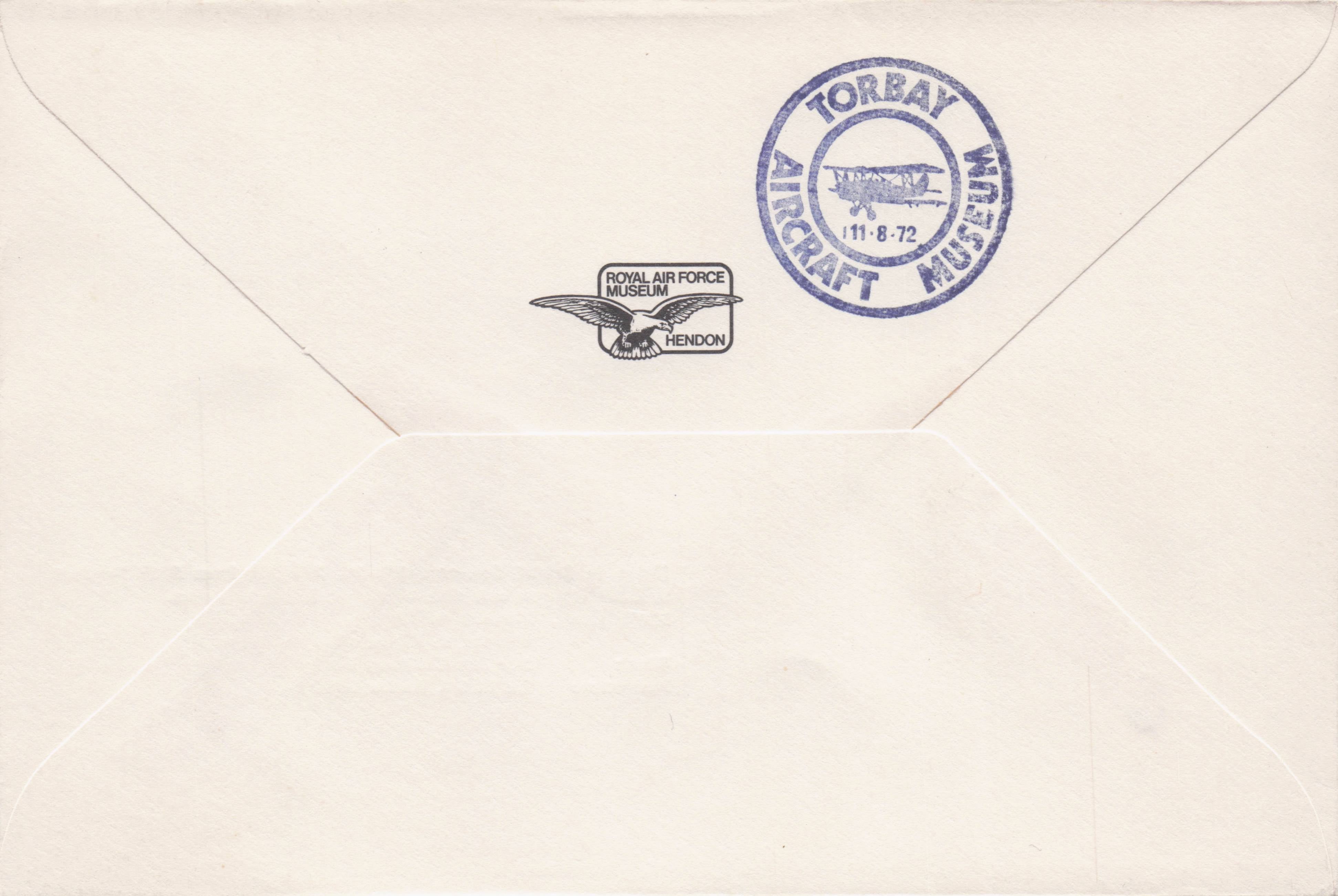 RAF 32 Squadron Air Force Sycamore Last Flight 1972 Military Hand Signed FDC