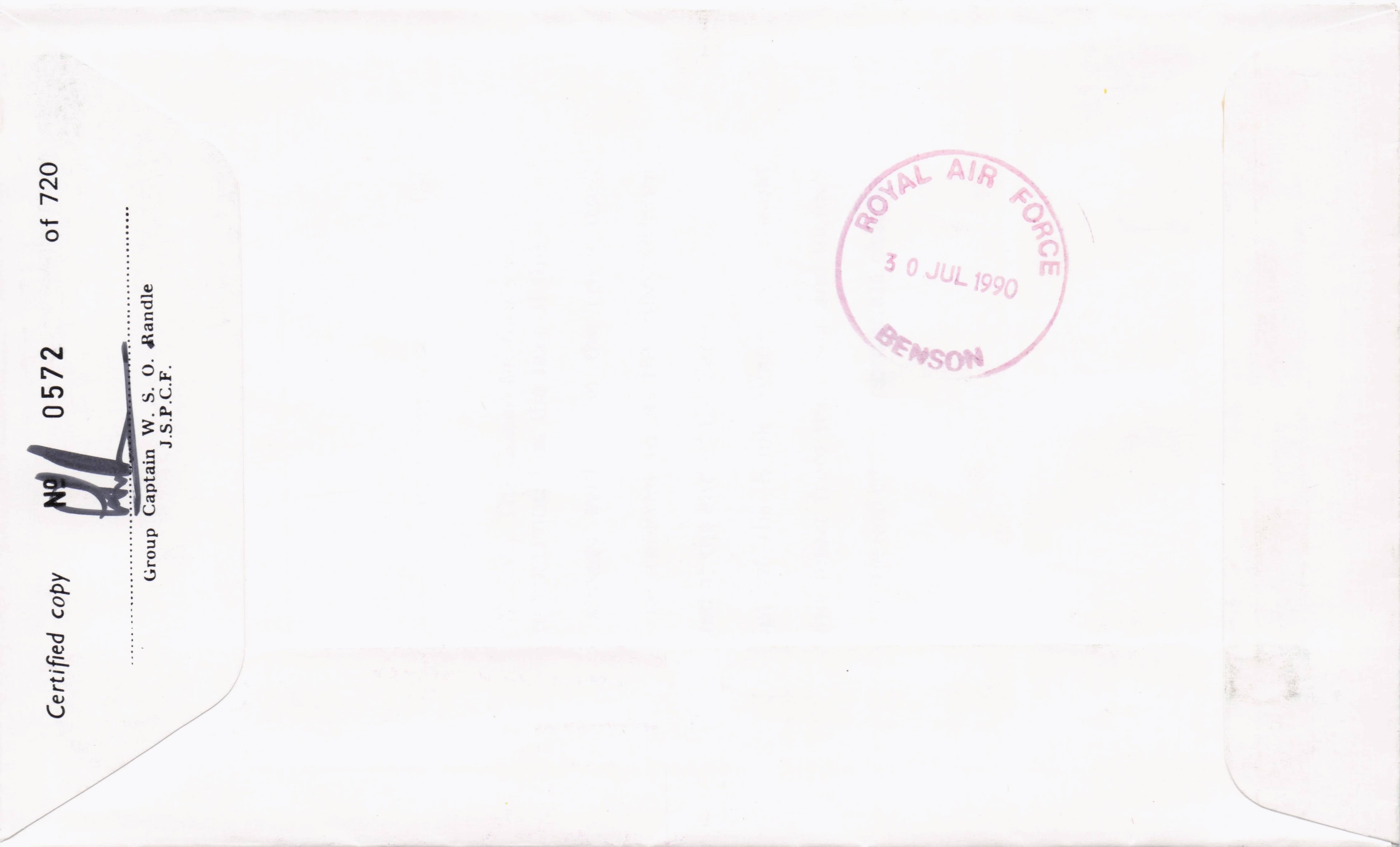 Queen Elizabeth Mother The Royal Flight To Embark 1990 Multi Hand Signed FDC