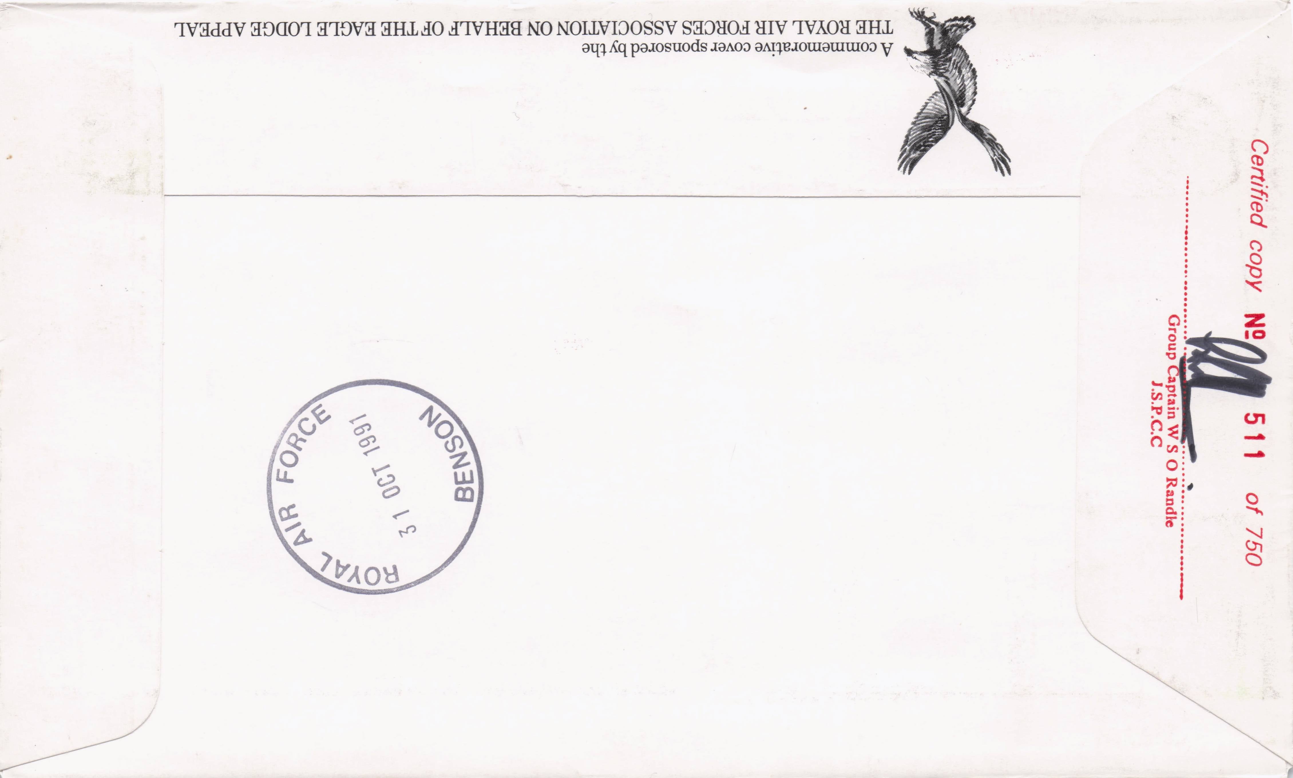 Princess Alice Royal Visit To York 1991 Helicopter Multi Rare Hand Signed FDC