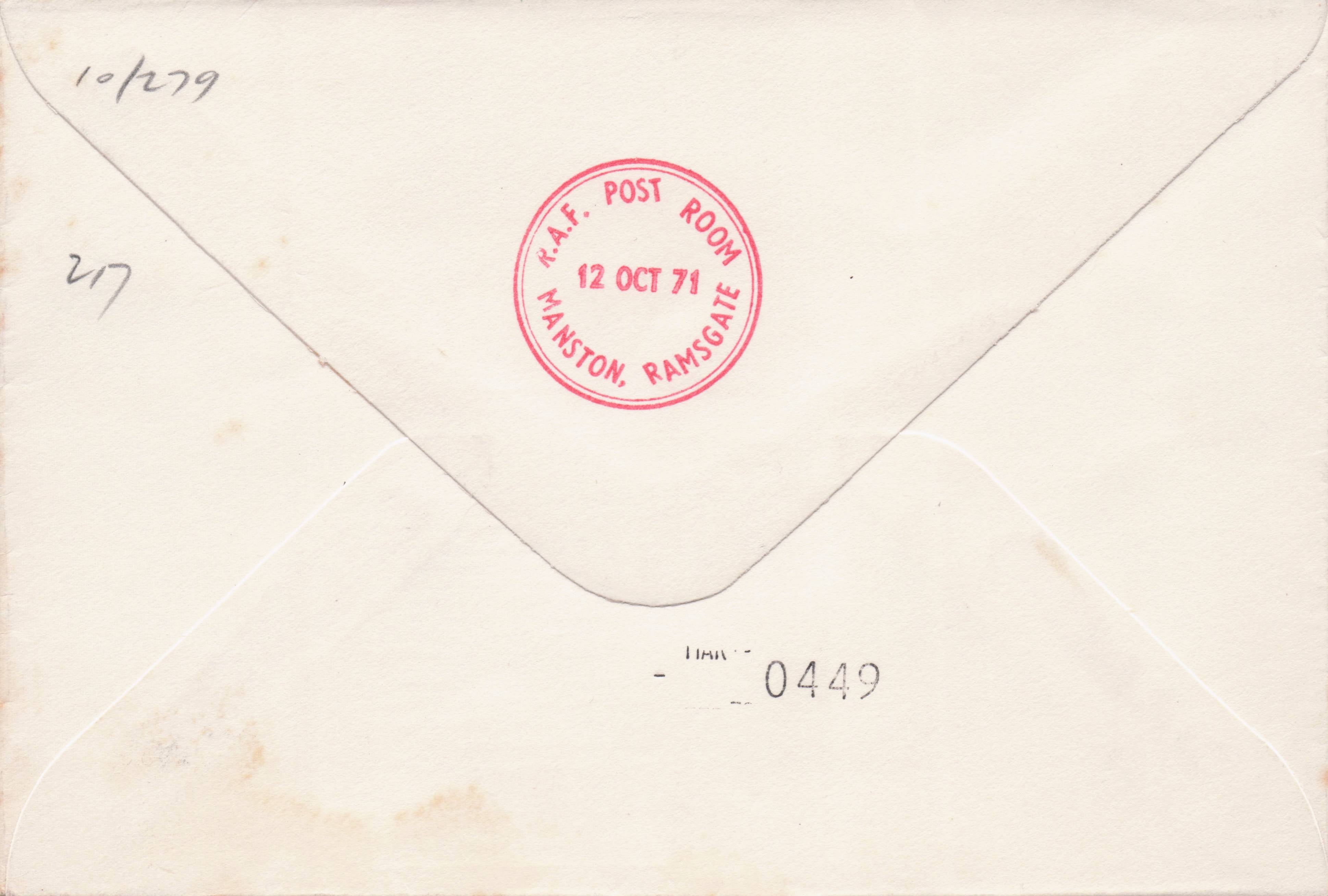RAF Manston De Havilland Plane Military MULTI 8x Hand Signed FDC