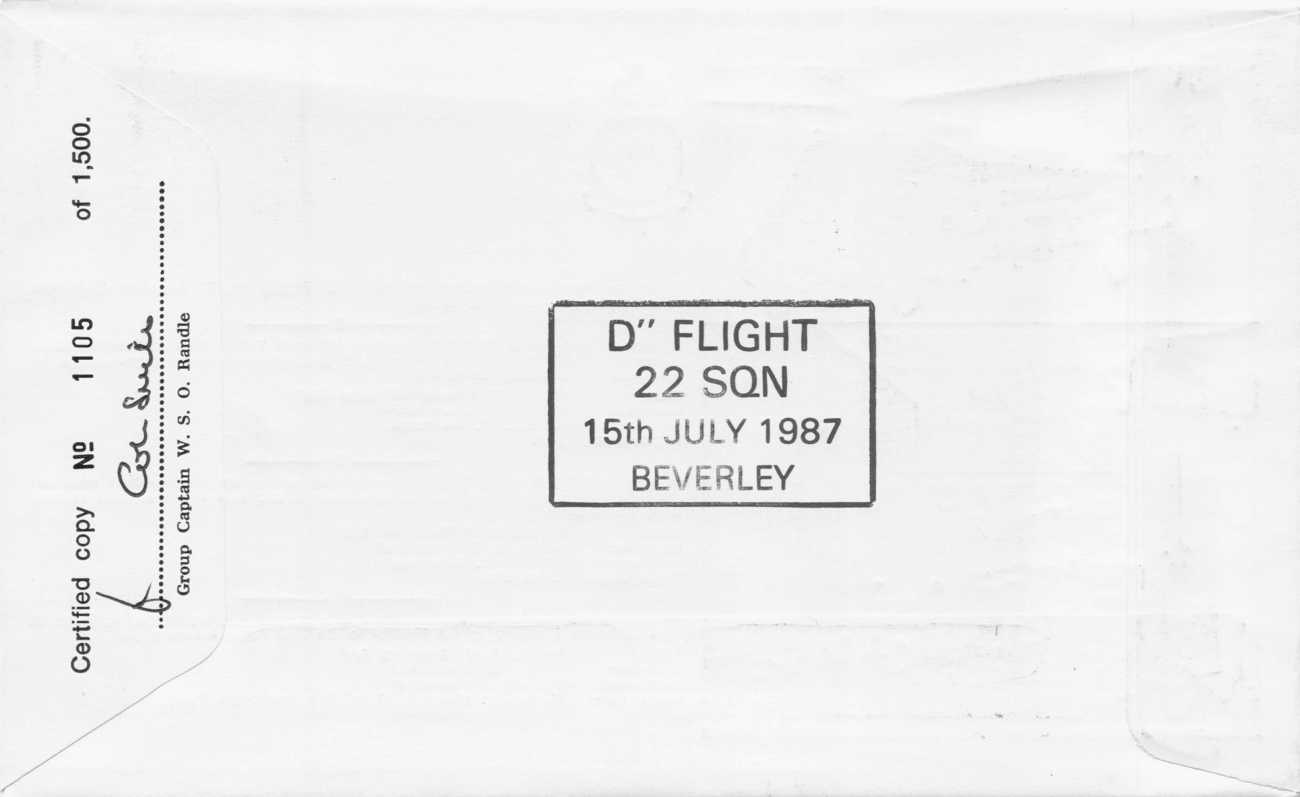 RAF Helicopter Air Rescue Interlude At Beverley MULTI Hand Signed FDC