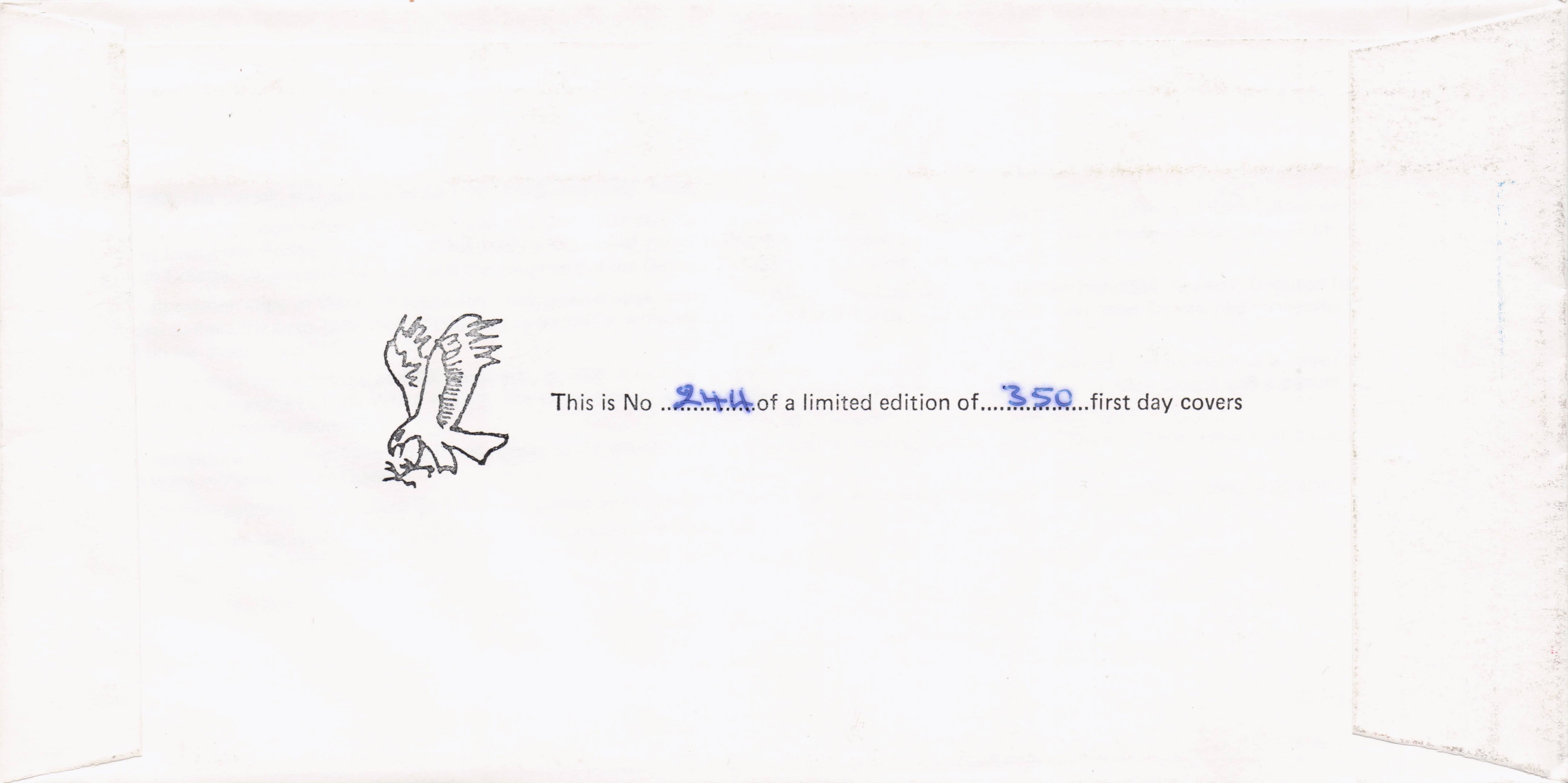 Lewis Carroll of Alice In Wonderland Book Rare 1986 FDC
