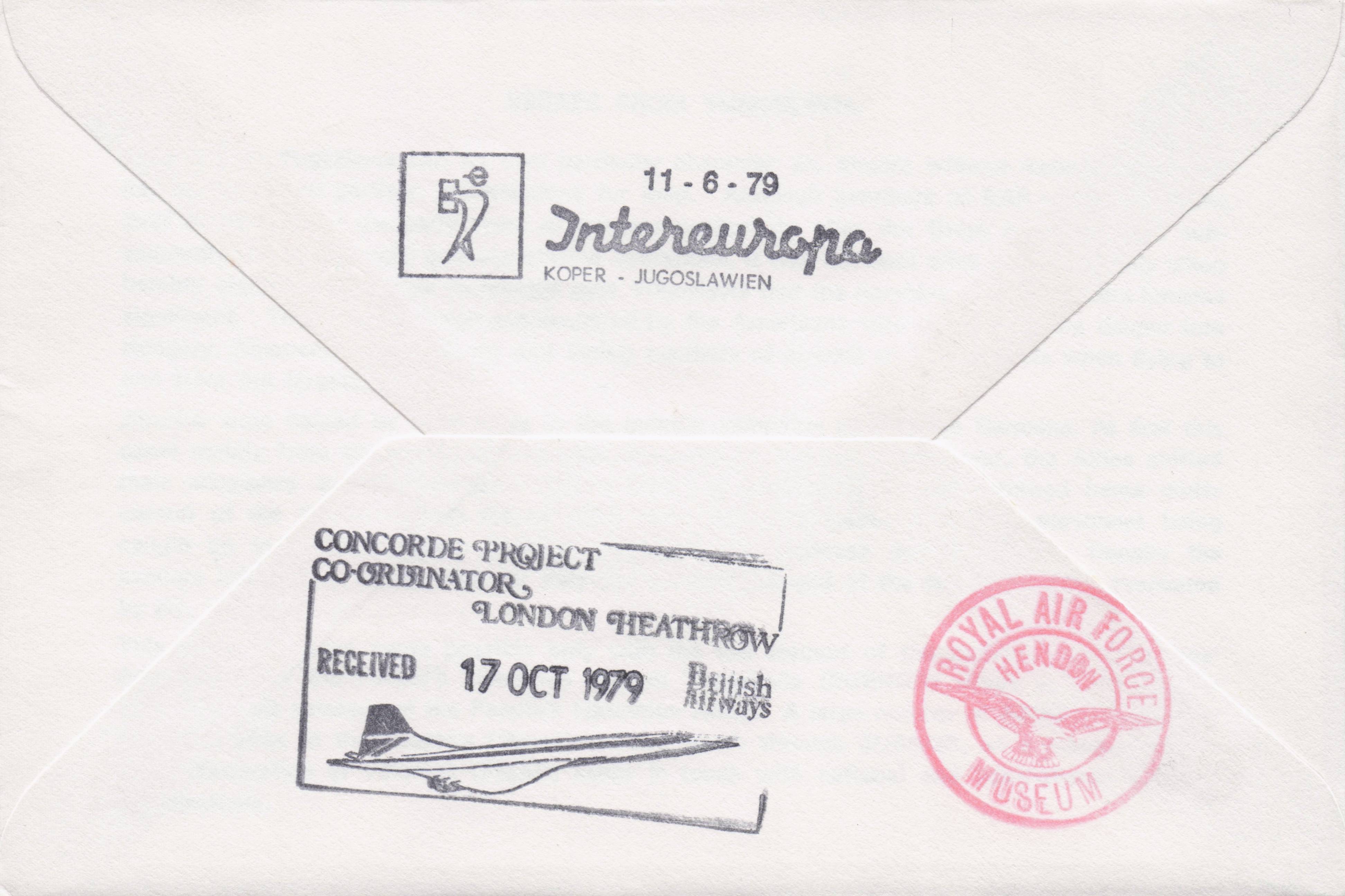 Yugoslavia RAF Rare Flown Military Royal Air Forces Escaping Society FDC