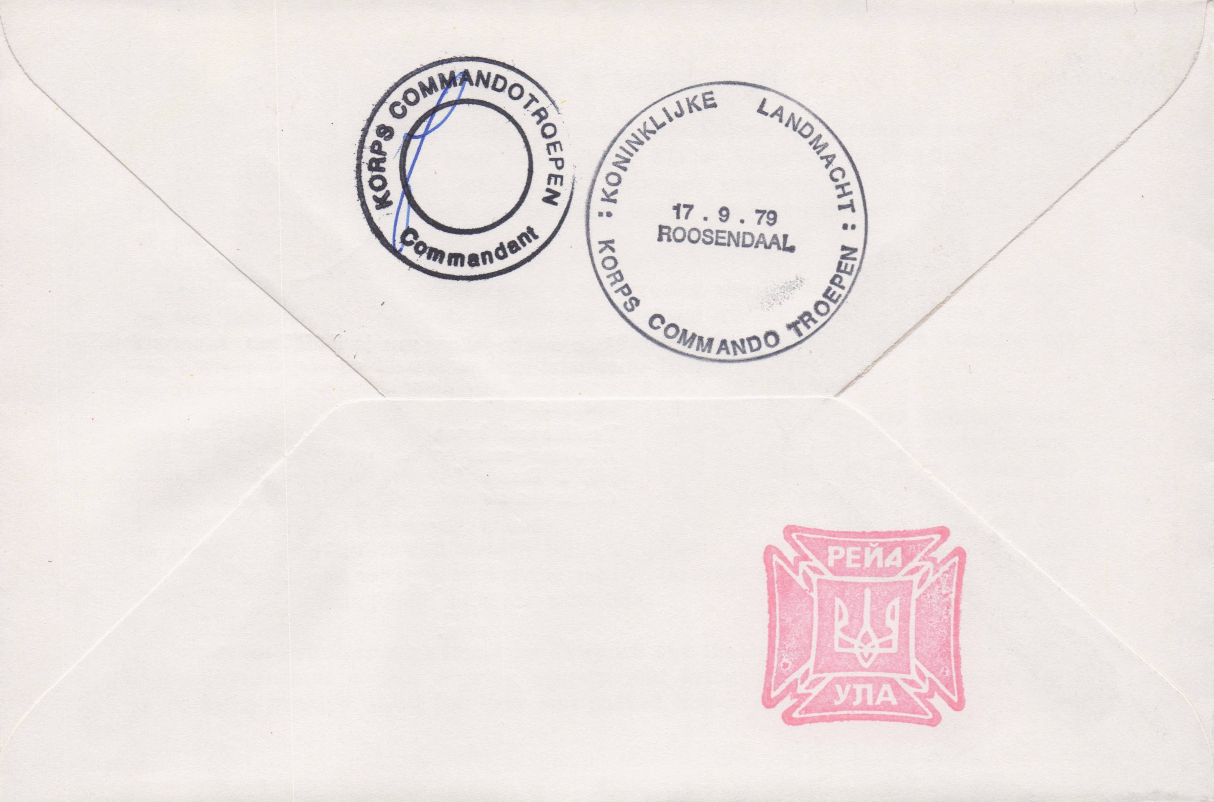 Holland Dutch Rare Flown Military Royal Air Forces Escaping Society FDC