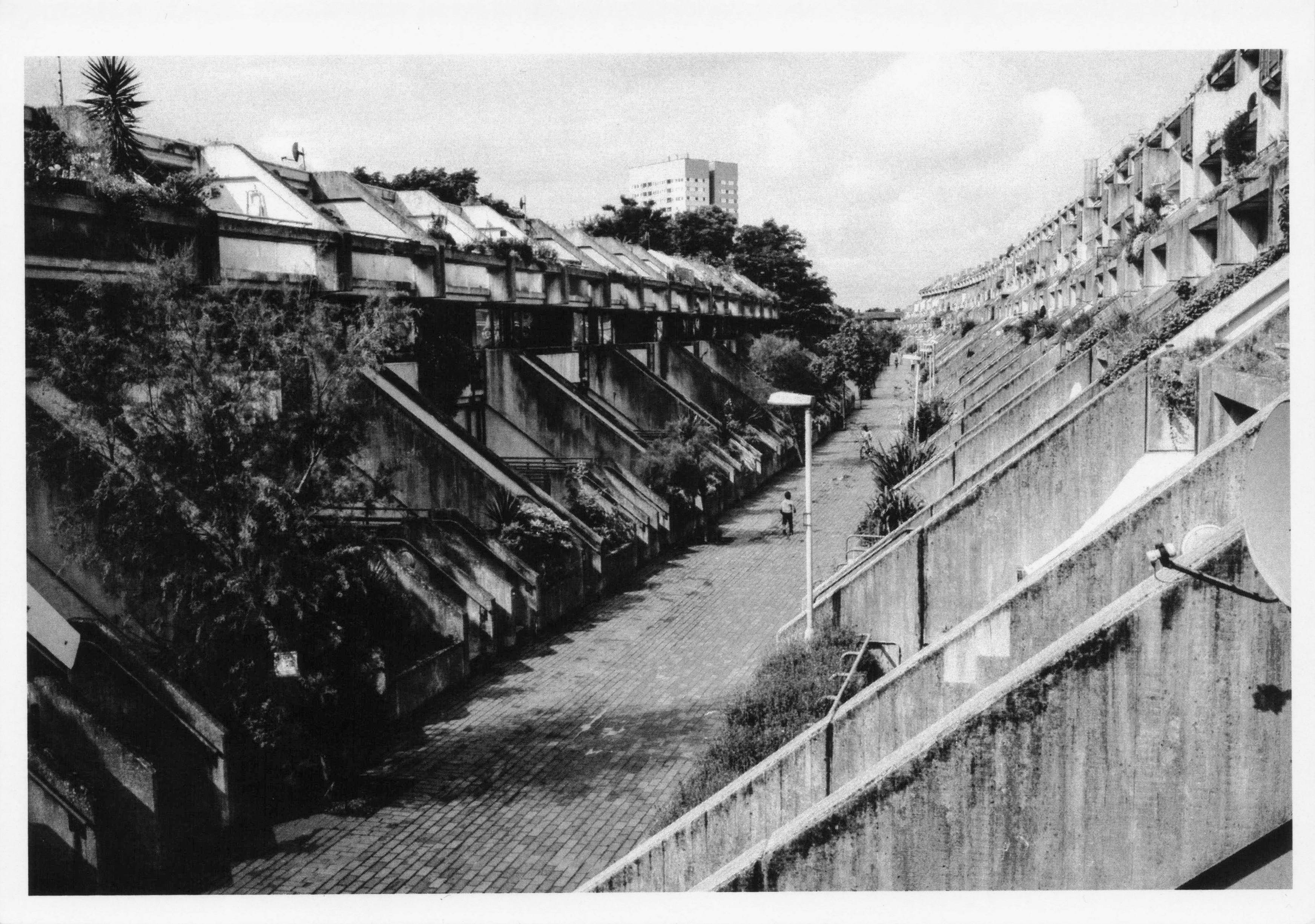 Council Estate Camden Town London Poverty Photo Art Award Postcard