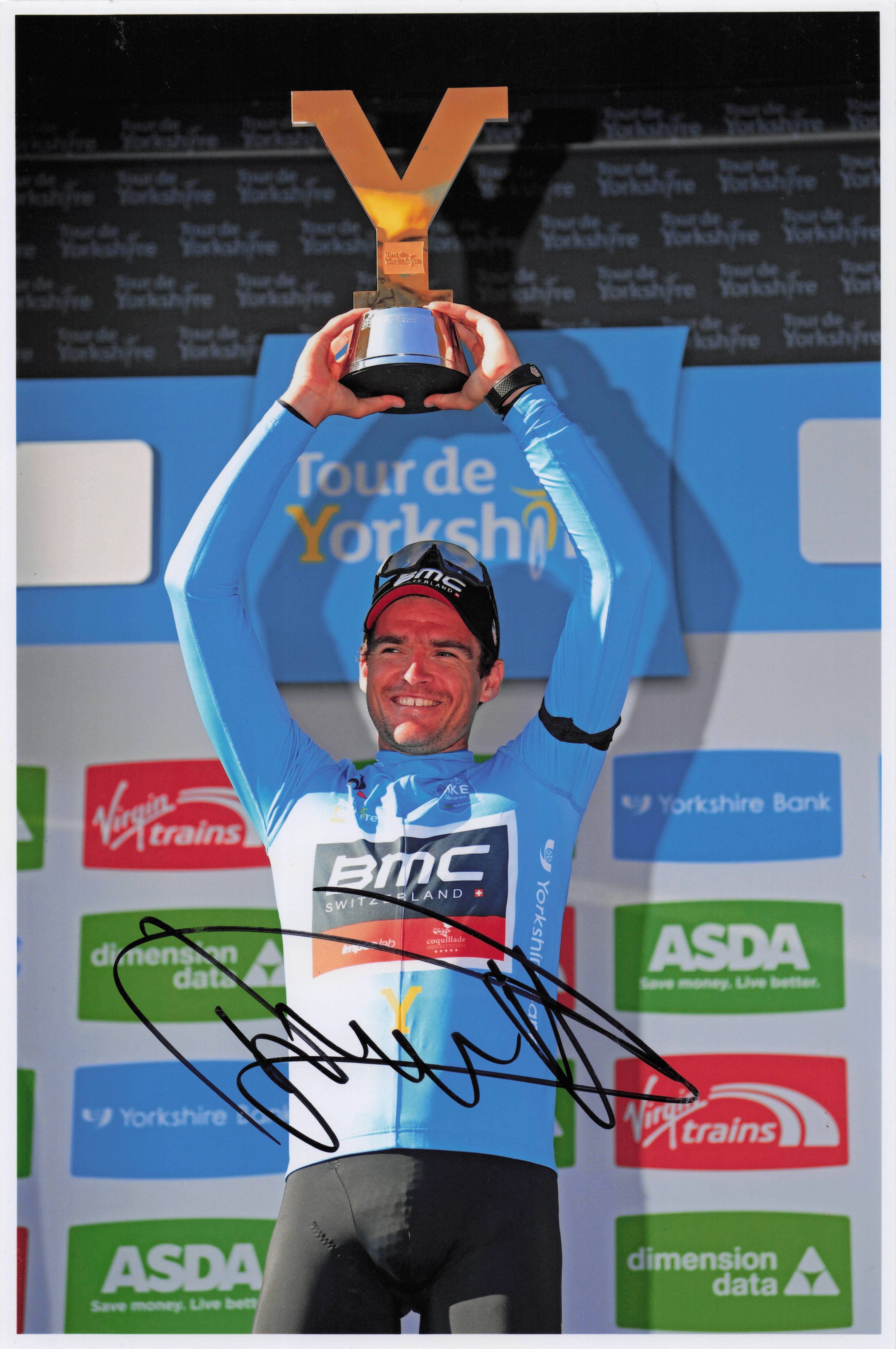 Greg Van Avermaet Belgium Cycling 2018 Tour De Yorkshire 12x8 Hand Signed Photo