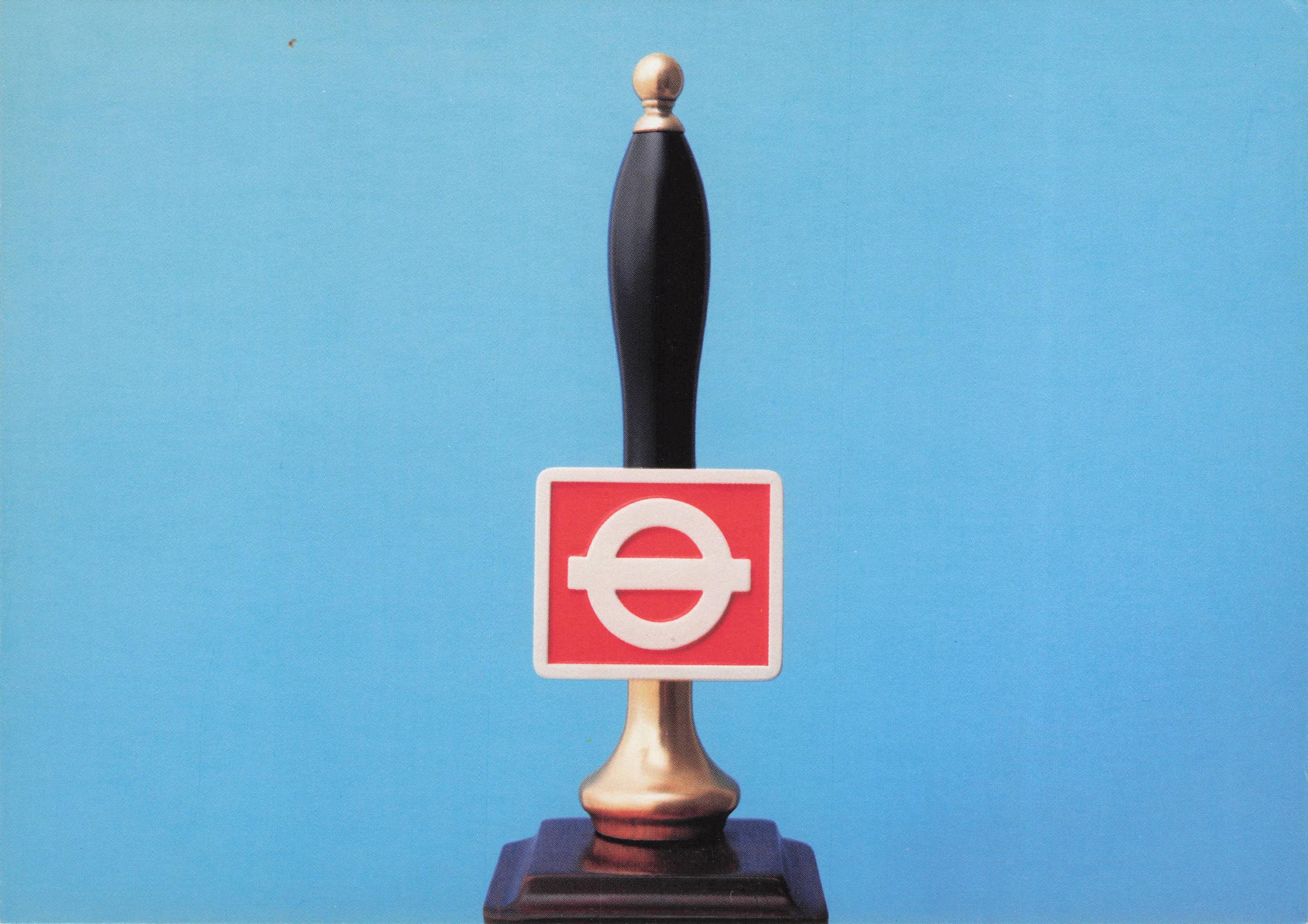 London Bus Transport Pub Beer Pump Faucet Advertising Postcard