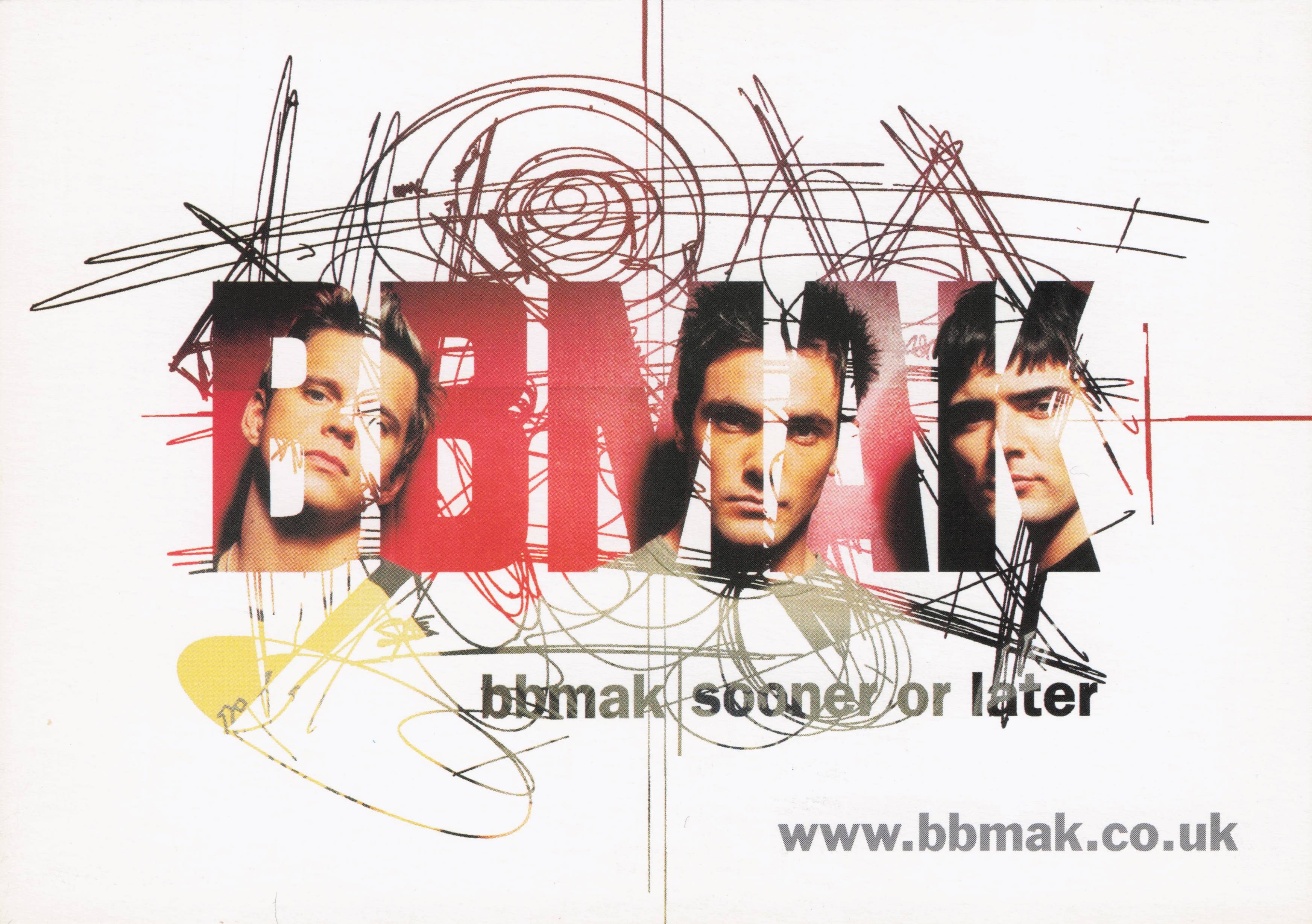 BBMak Liverpool Band Sooner Or Later CD Launch Music Postcard