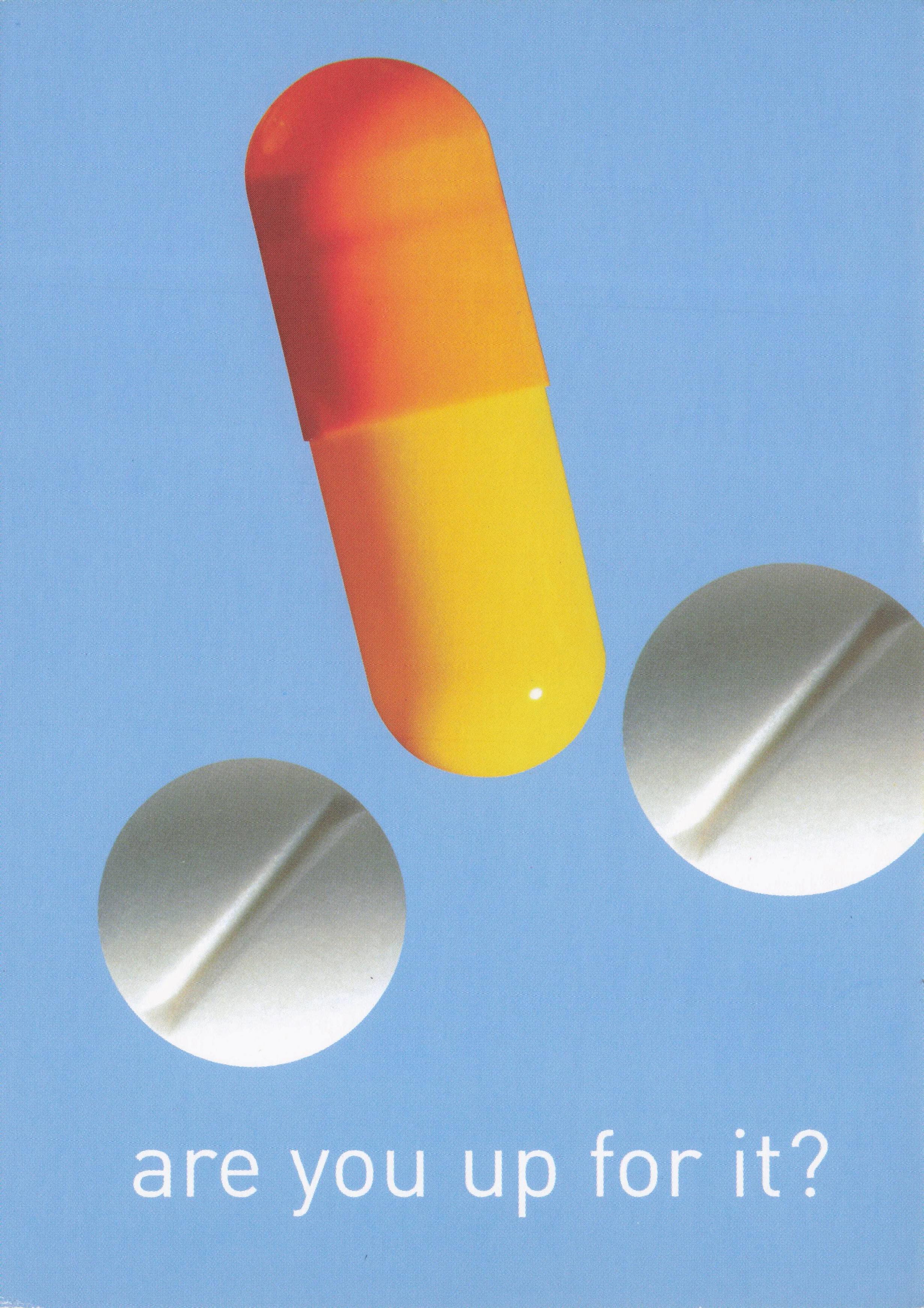 Male Contraception Pill London Science Museum 2001 Exhibition Postcard