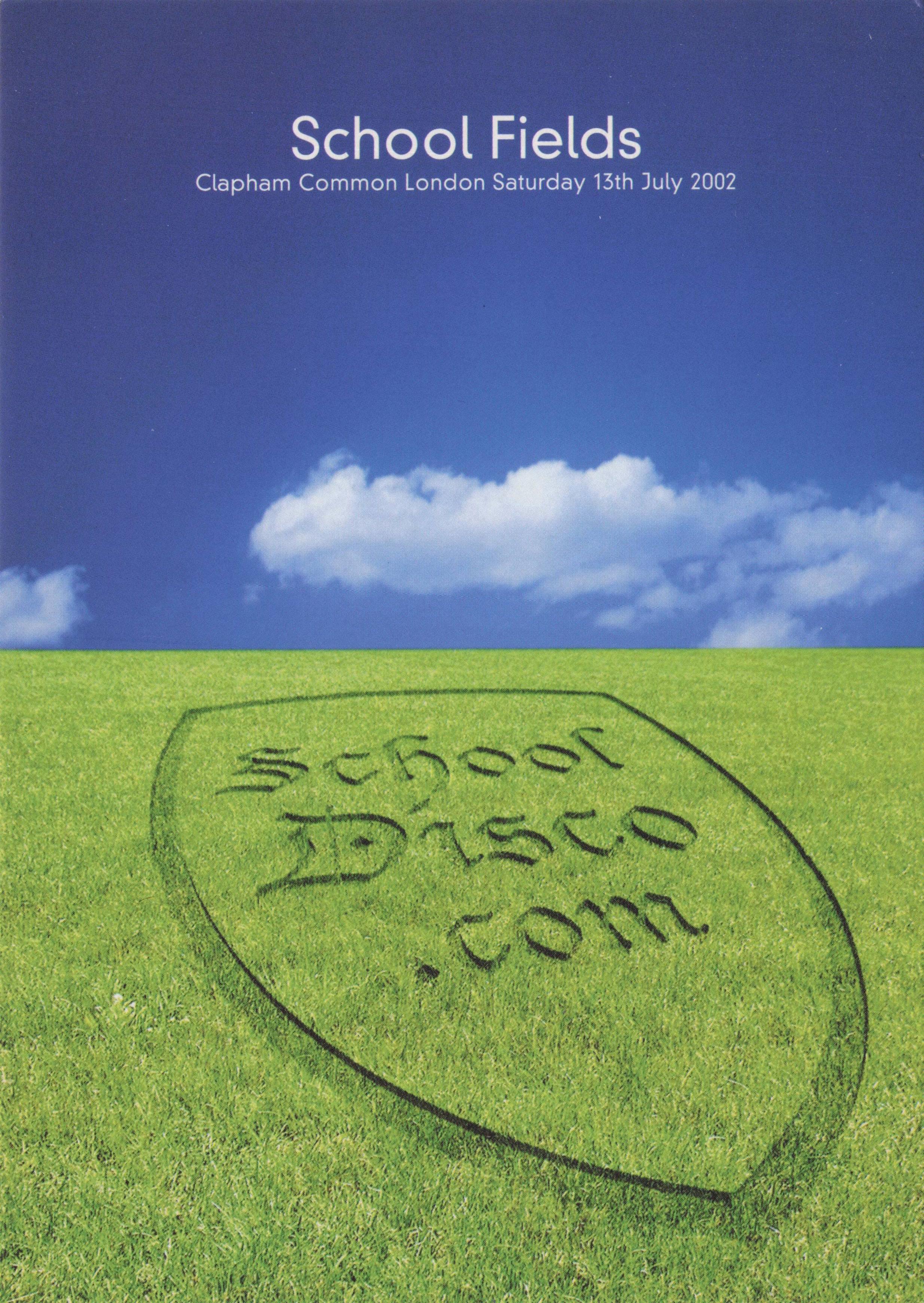 School Disco CD Festival 2002 Clapham Common London Postcard