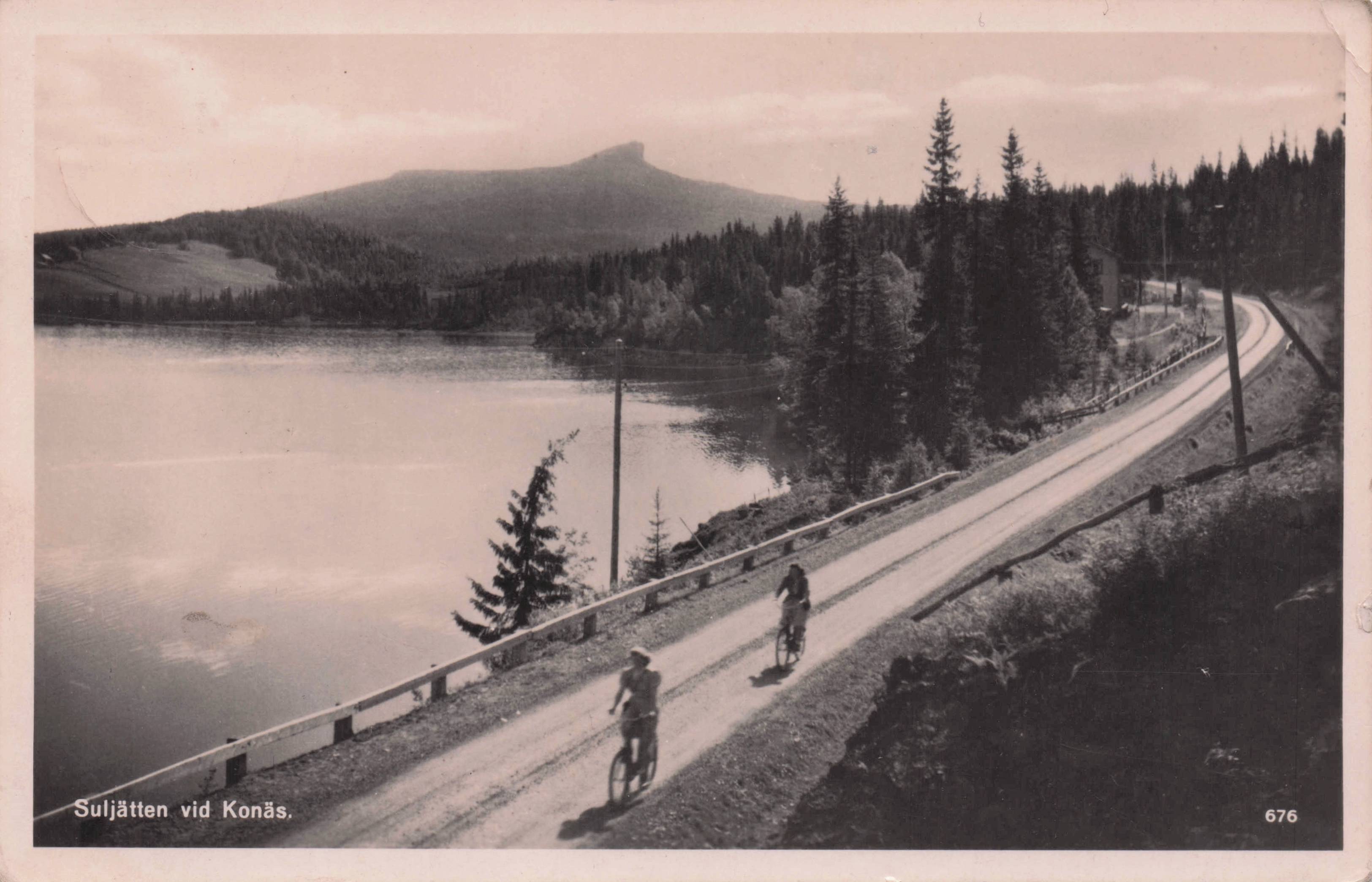 Bicycles at Suljatten Jamtland Country Sweden Old Real Photo Postcard