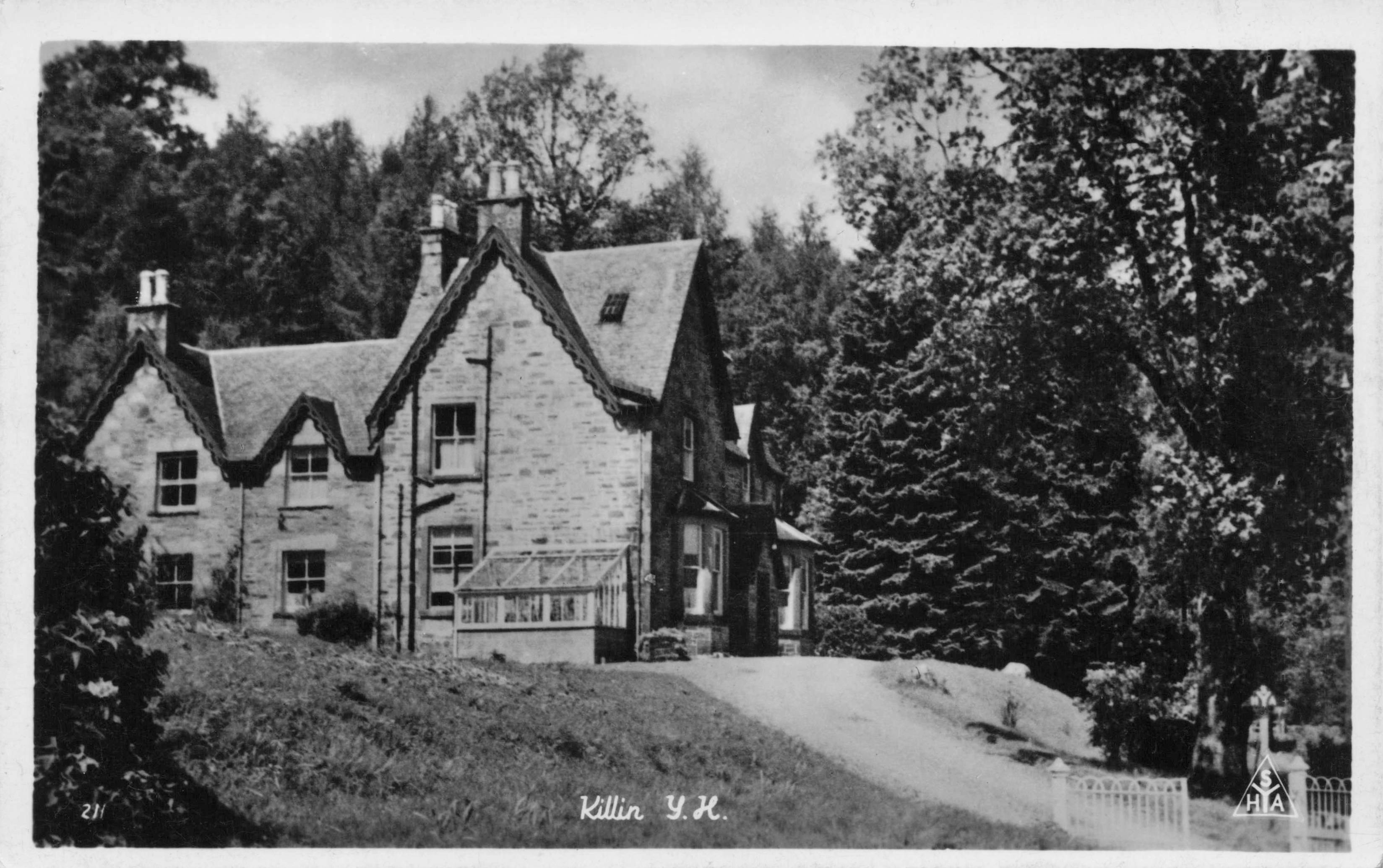 Killin Youth Hostel Stirling Scotland Antique Real Photo Postcard