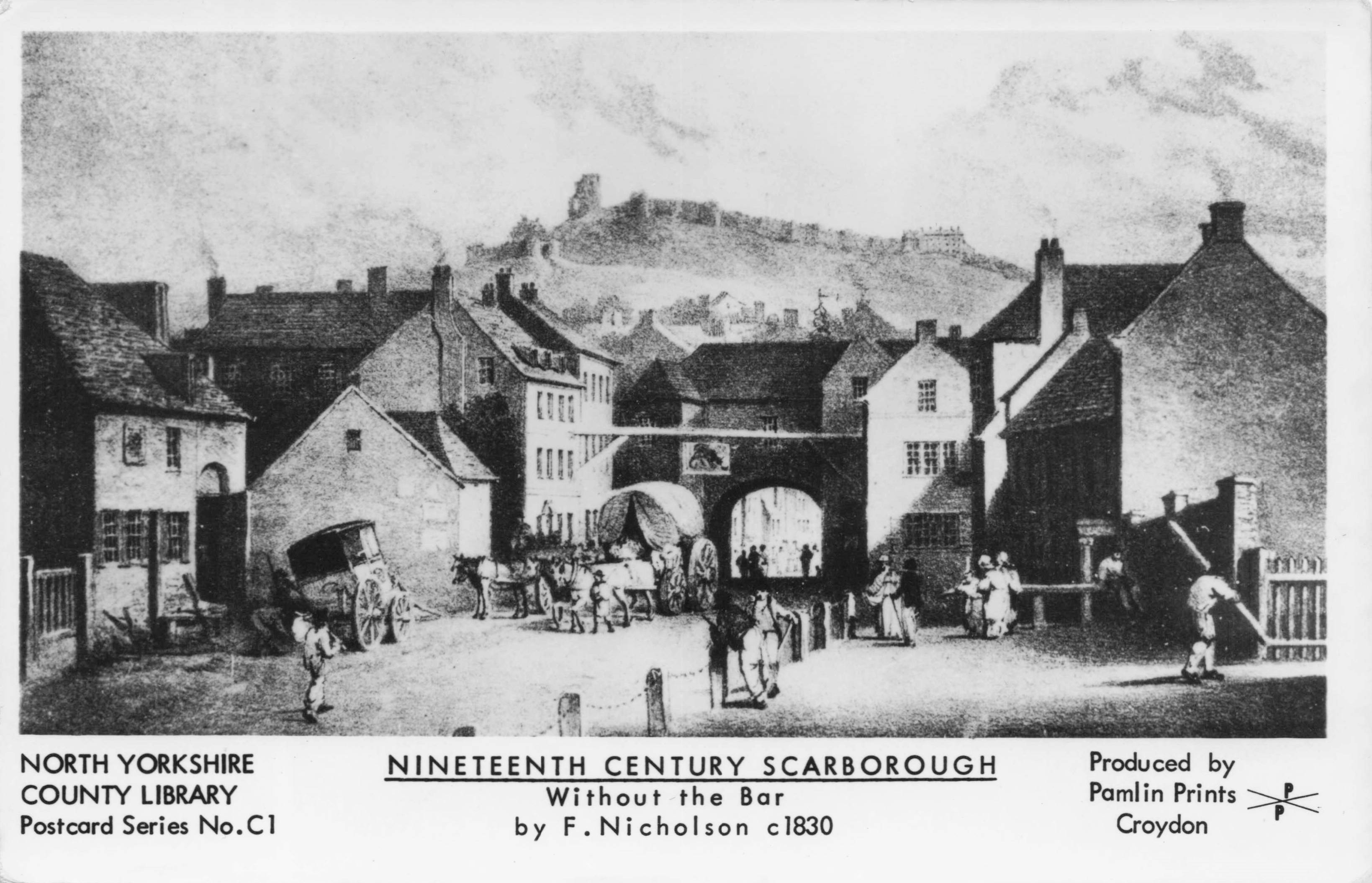 Victorian Scarborough Bar Farm Rural Life Yorkshire Photo Postcard