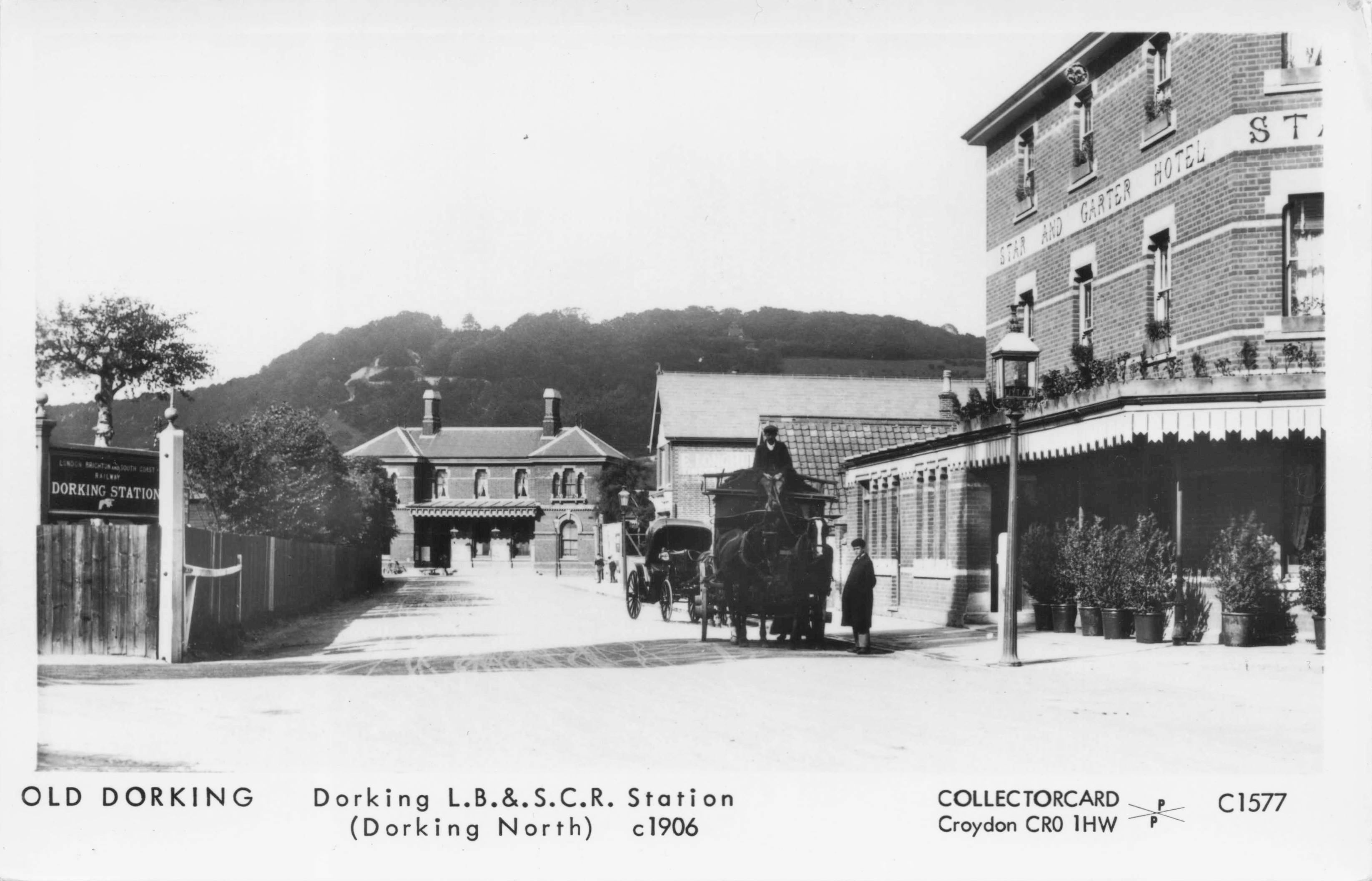 Dorking Surrey Old Train Railway Station Photo Postcard