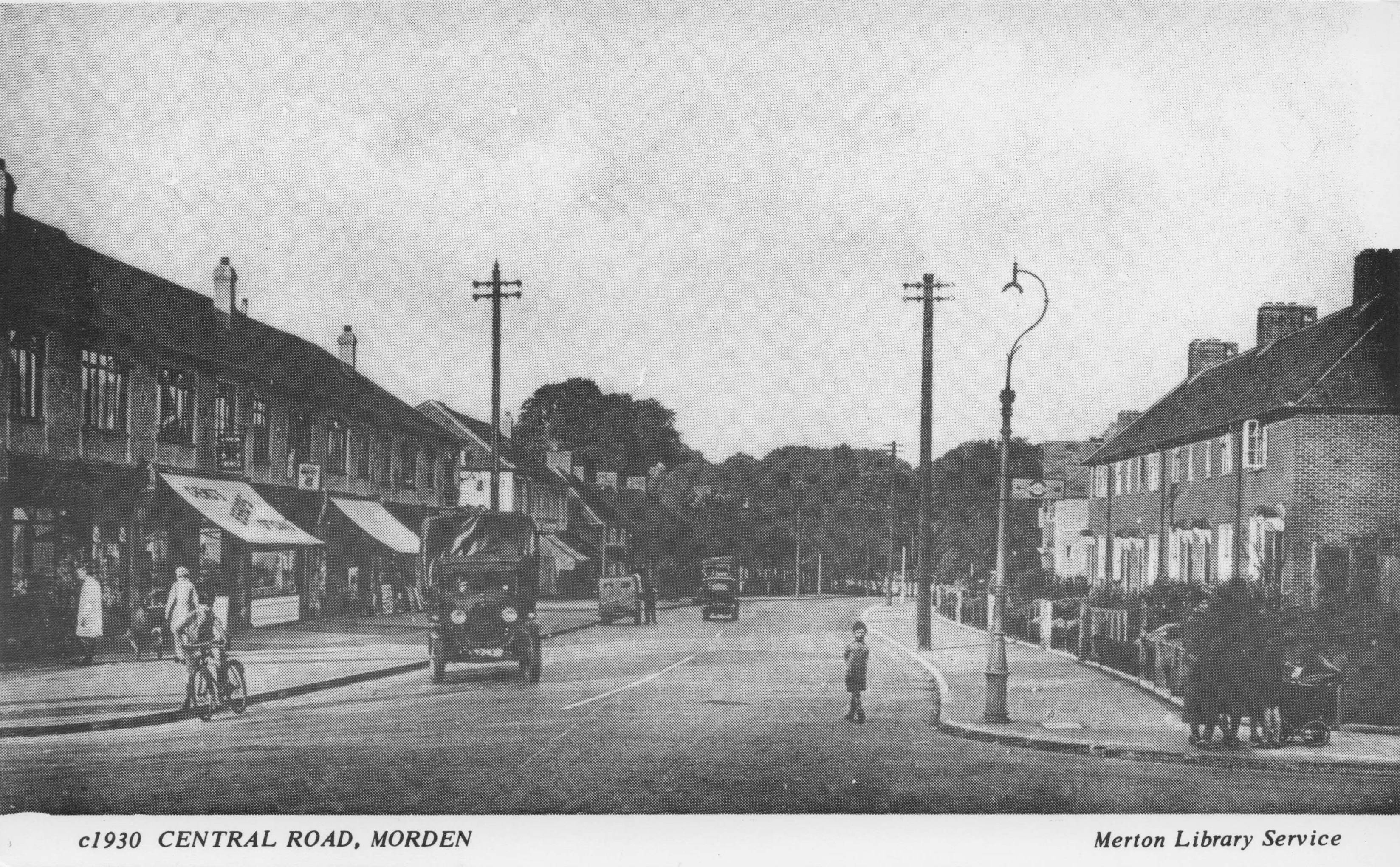 Bicycles Corner Shop at Morden Central Road London Photo Postcard