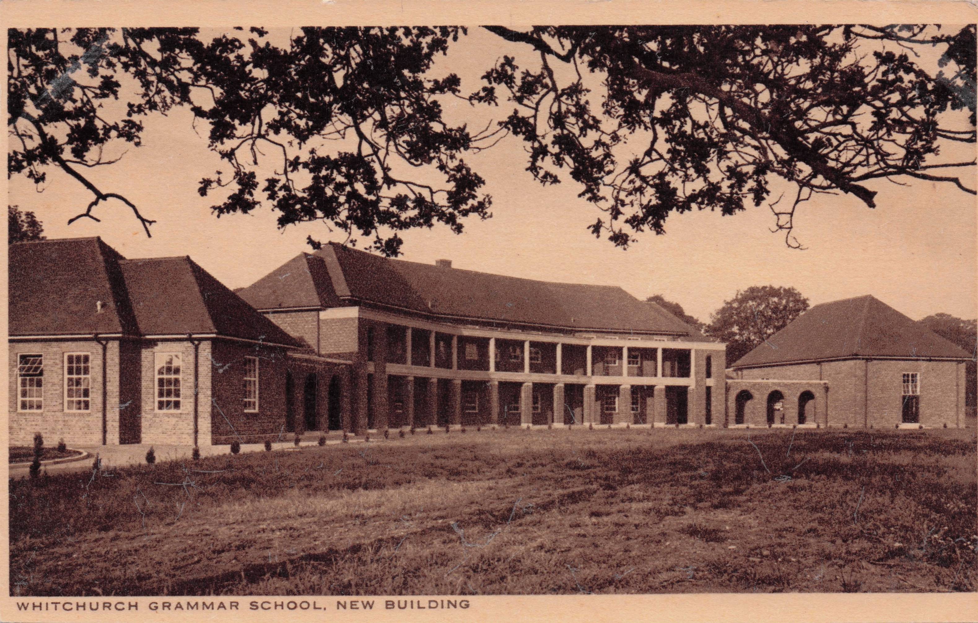 Whitchurch Grammar School New Buildings Shopshire Rare Old Postcard