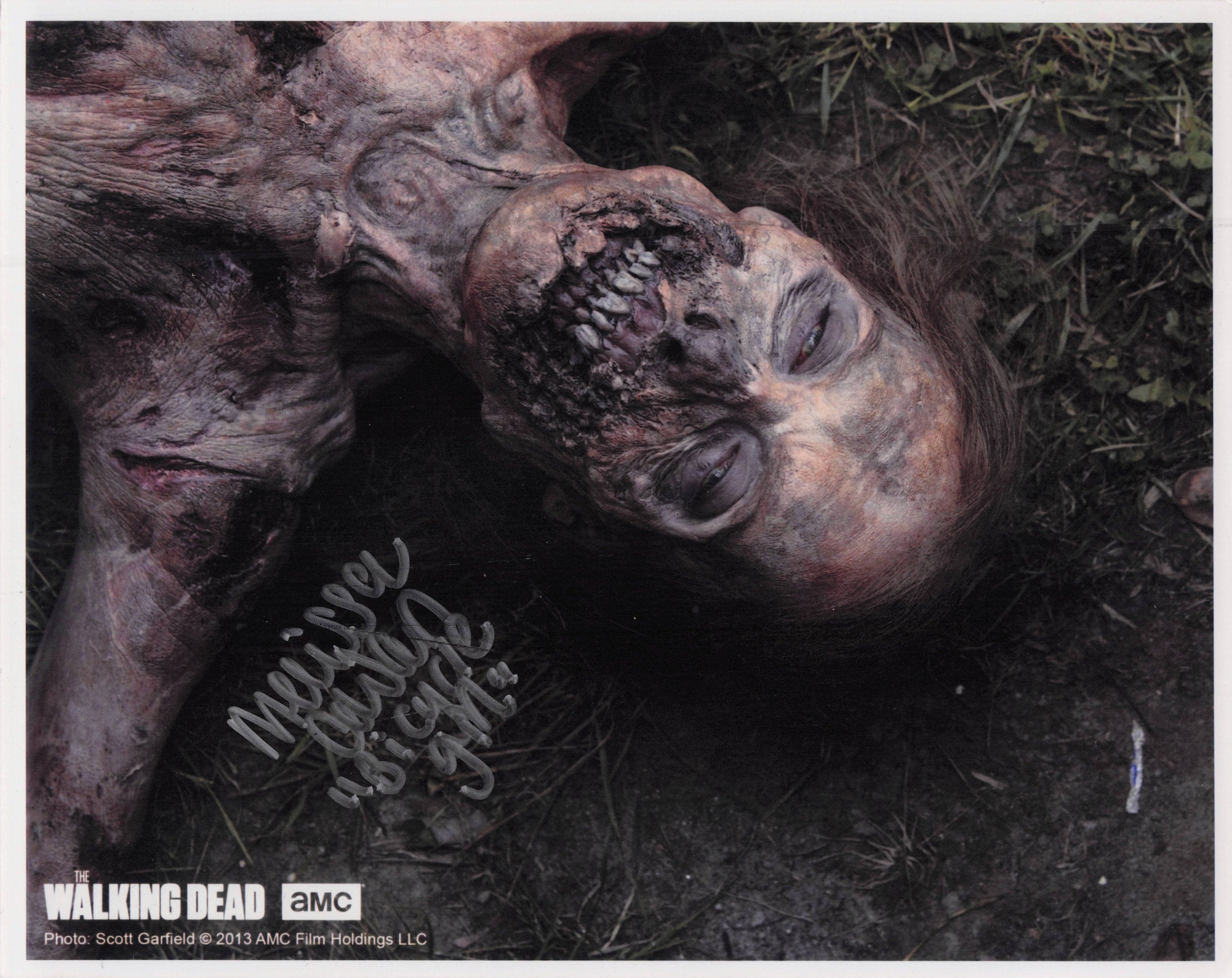 Melissa McBride The Walking Dead Zombie TV Show 10x8 Hand Signed Photo