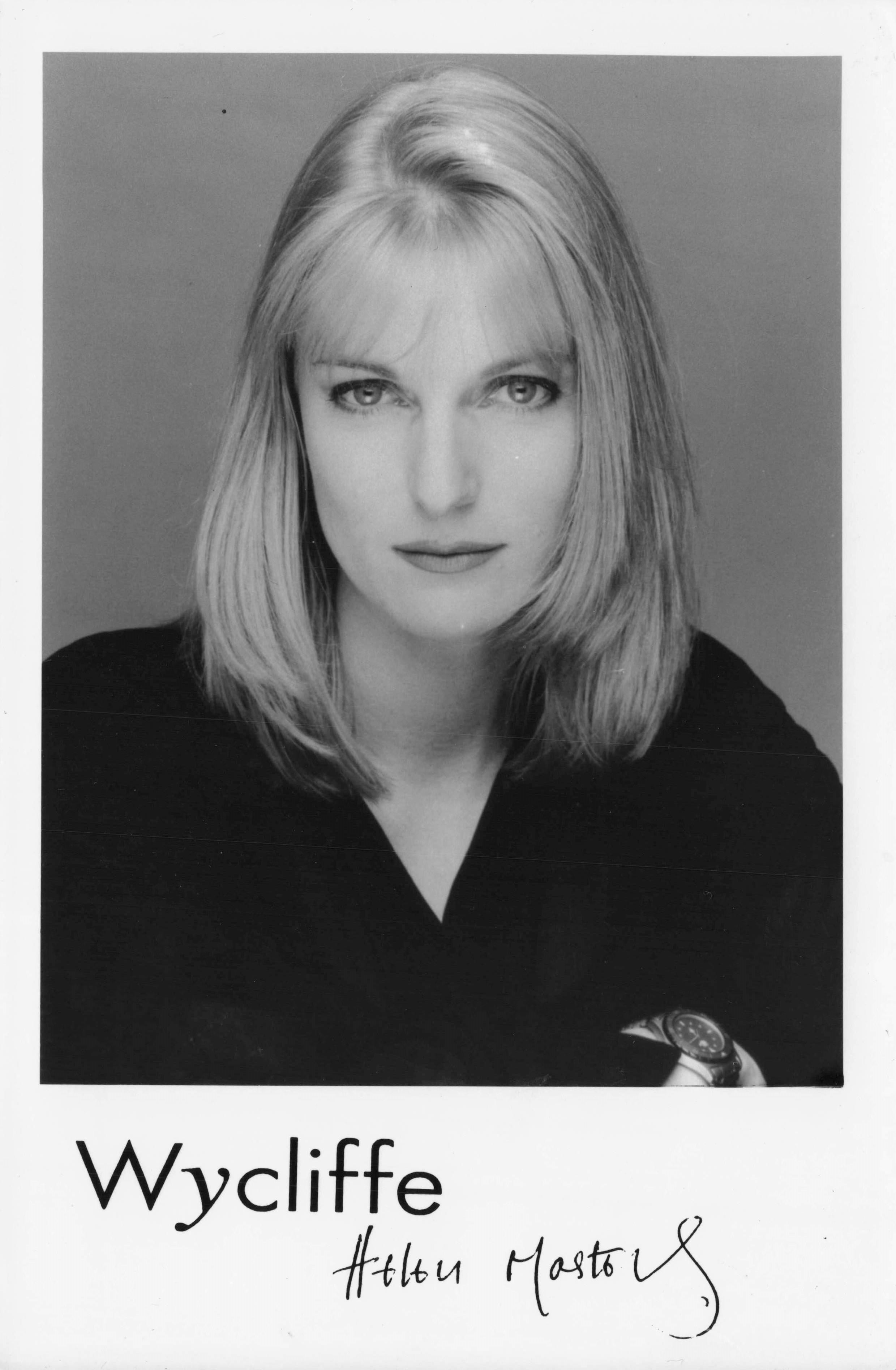 Helen Masters Wycliffe as DI Lucy Jane Rare Hand Signed Cast Photo
