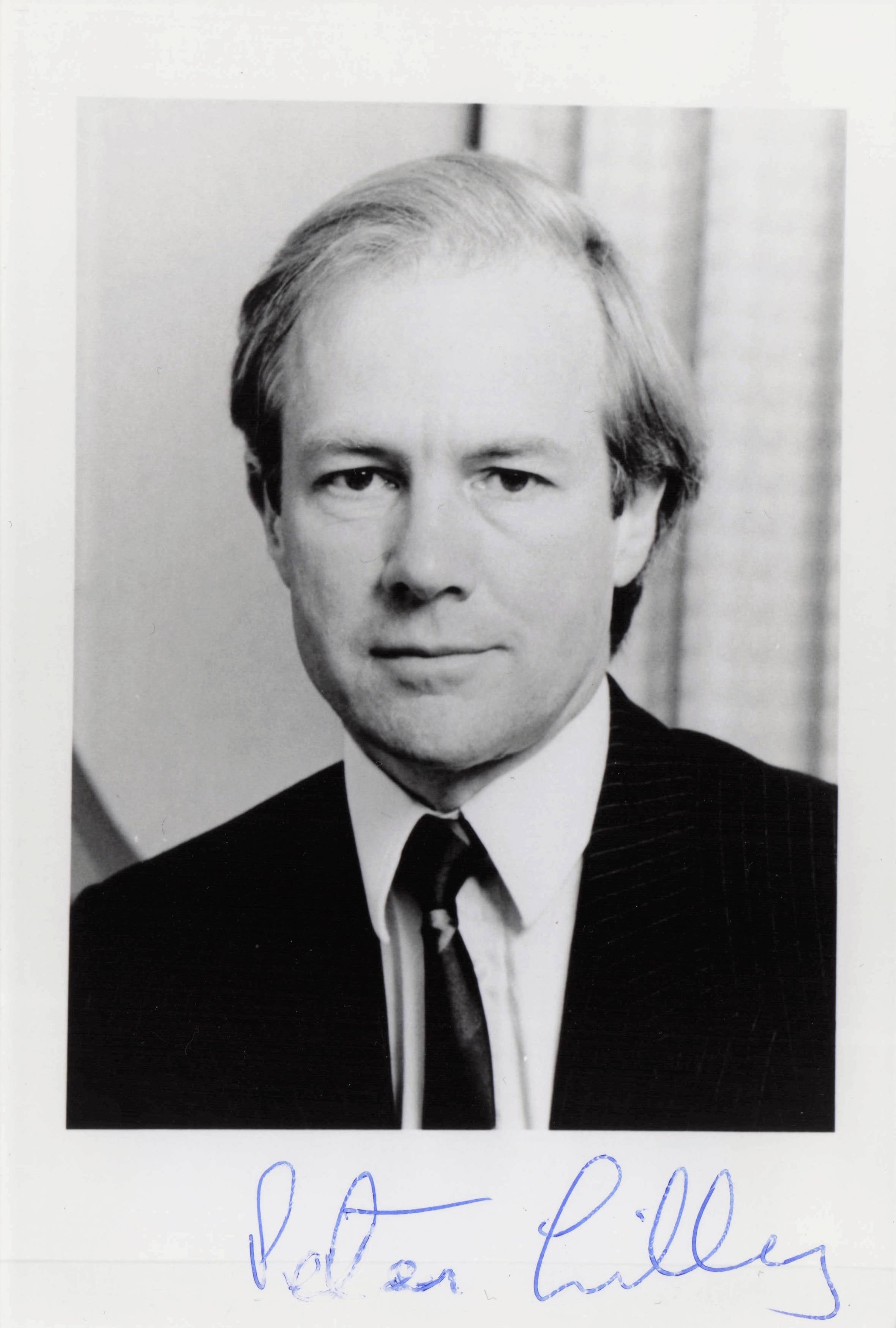 Peter Lilley Conservative MP Politician Hand Signed Photo & MORE HOC Letter