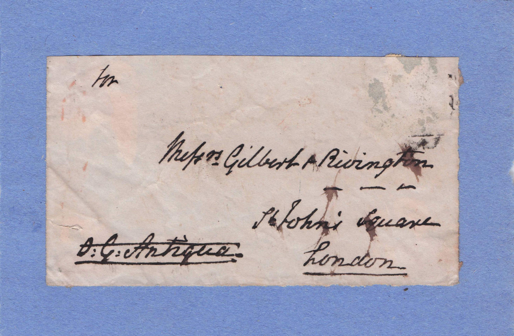 Daniel Gateward Davis 1800s Bishop Of Antigua Anti Slavery Old Hand Signed Card