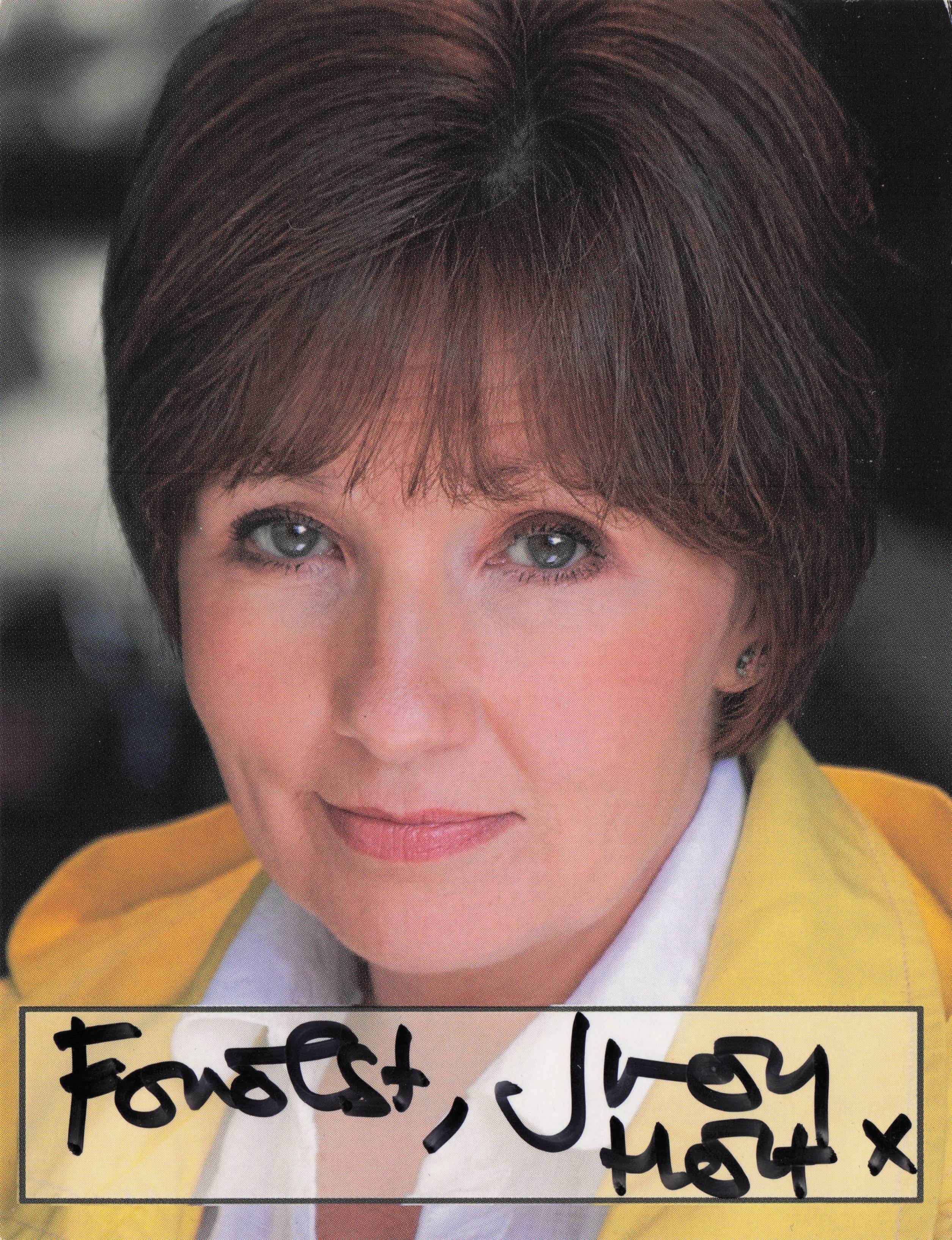 Judy Holt Coronation Street Emmerdale Cold Feet Heartbeat Hand Signed Photo