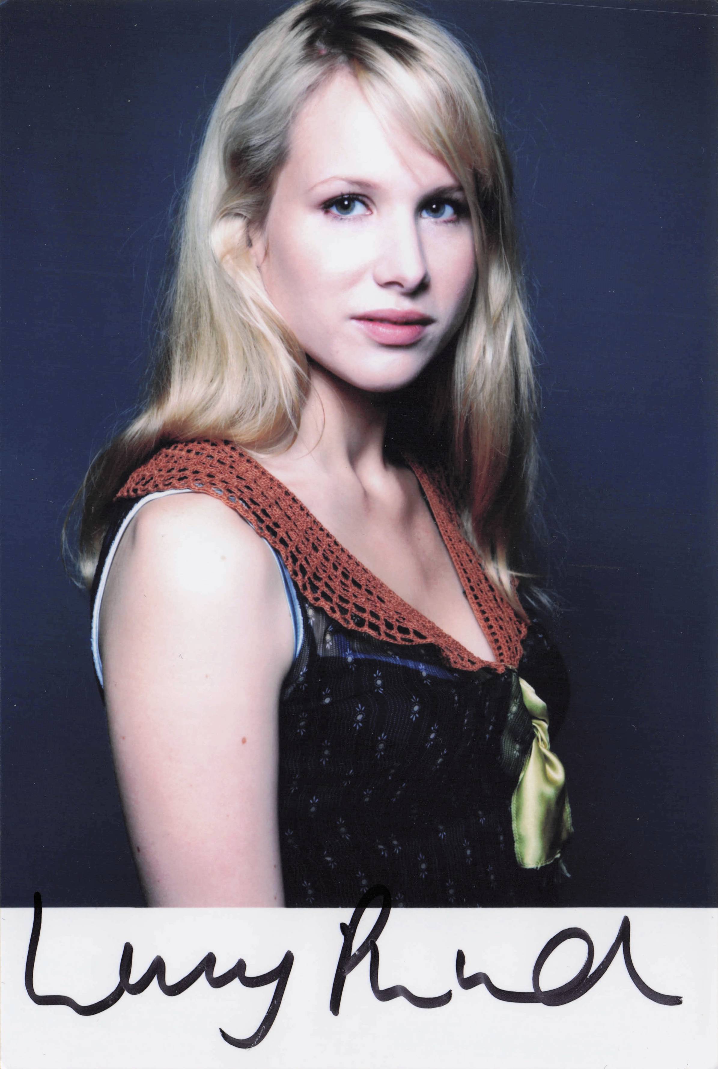 Lucy Punch Amandaland Hot Fuzz Into The Woods Hand Signed Photo
