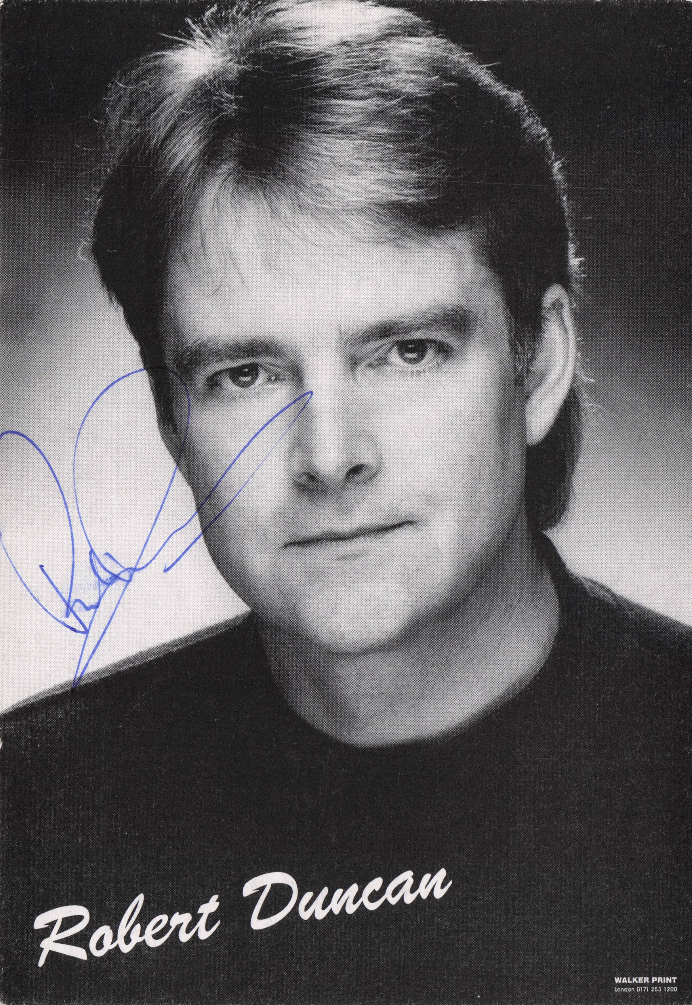 Robert Duncan Drop The Dead Donkey Hand Signed Photo