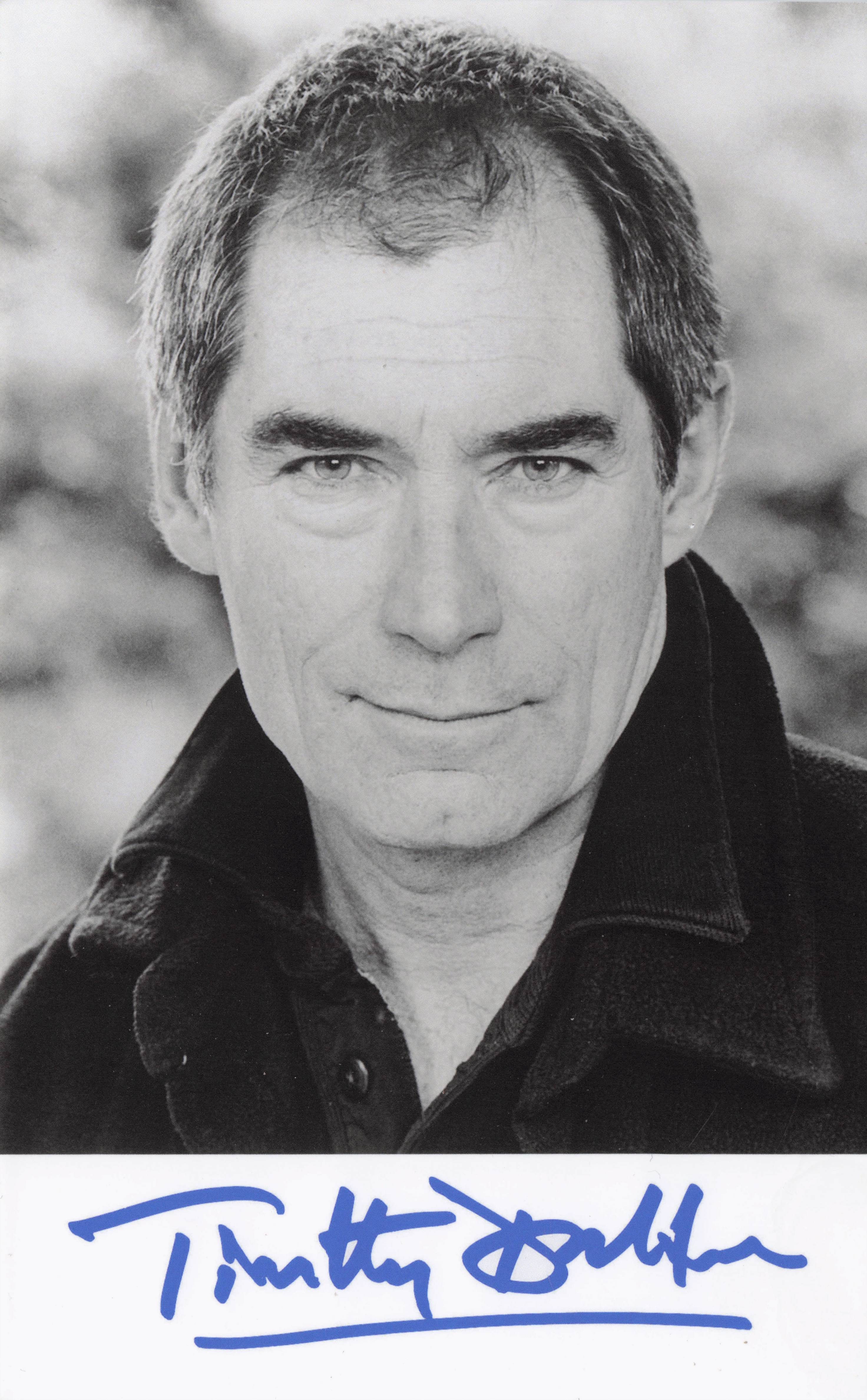 Timothy Dalton James Bond 007 Hand Signed Large Photo