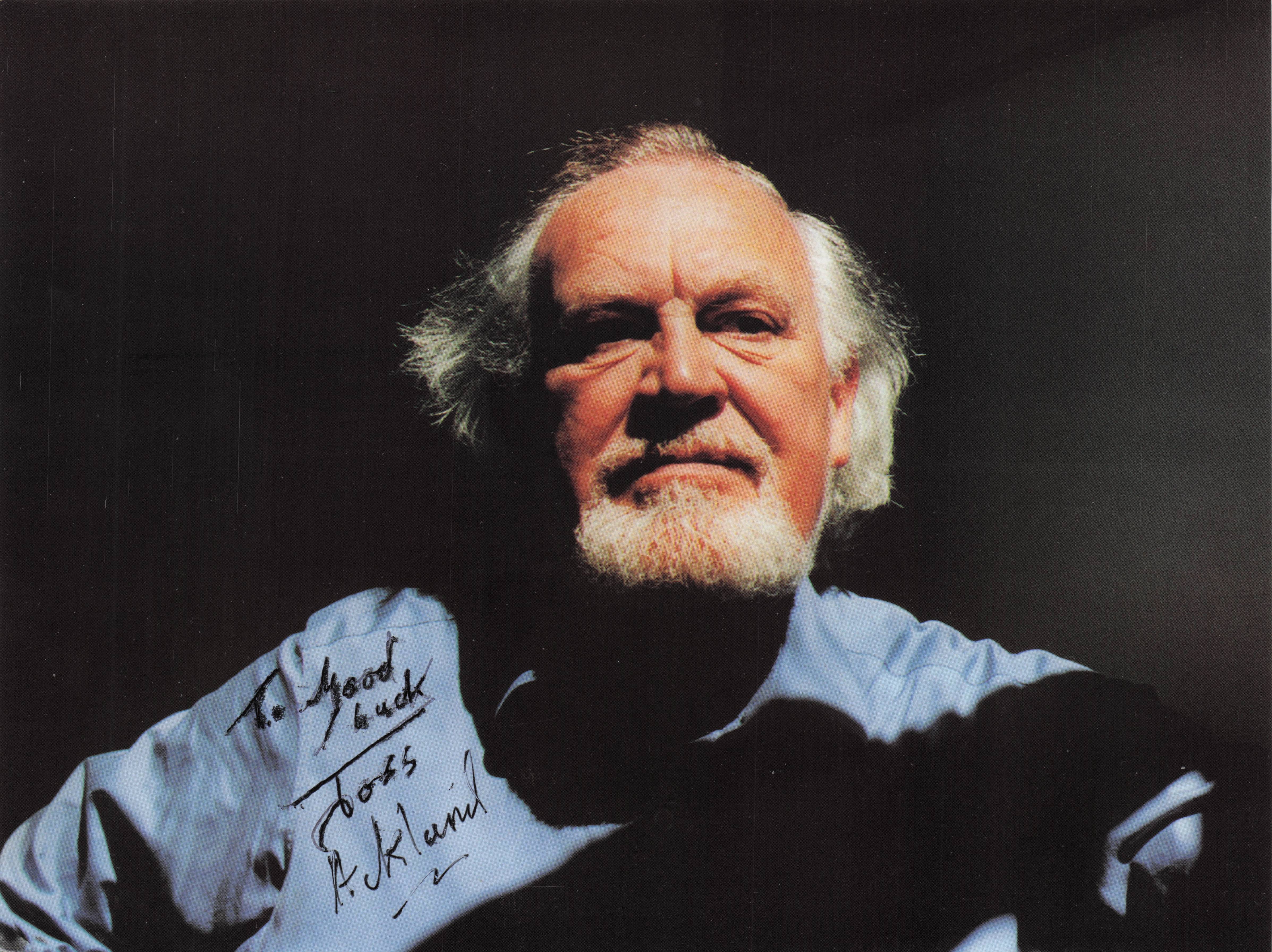 Joss Ackland Sherlock Holmes Tinker Tailor Soldier Spy Large Hand Signed Photo