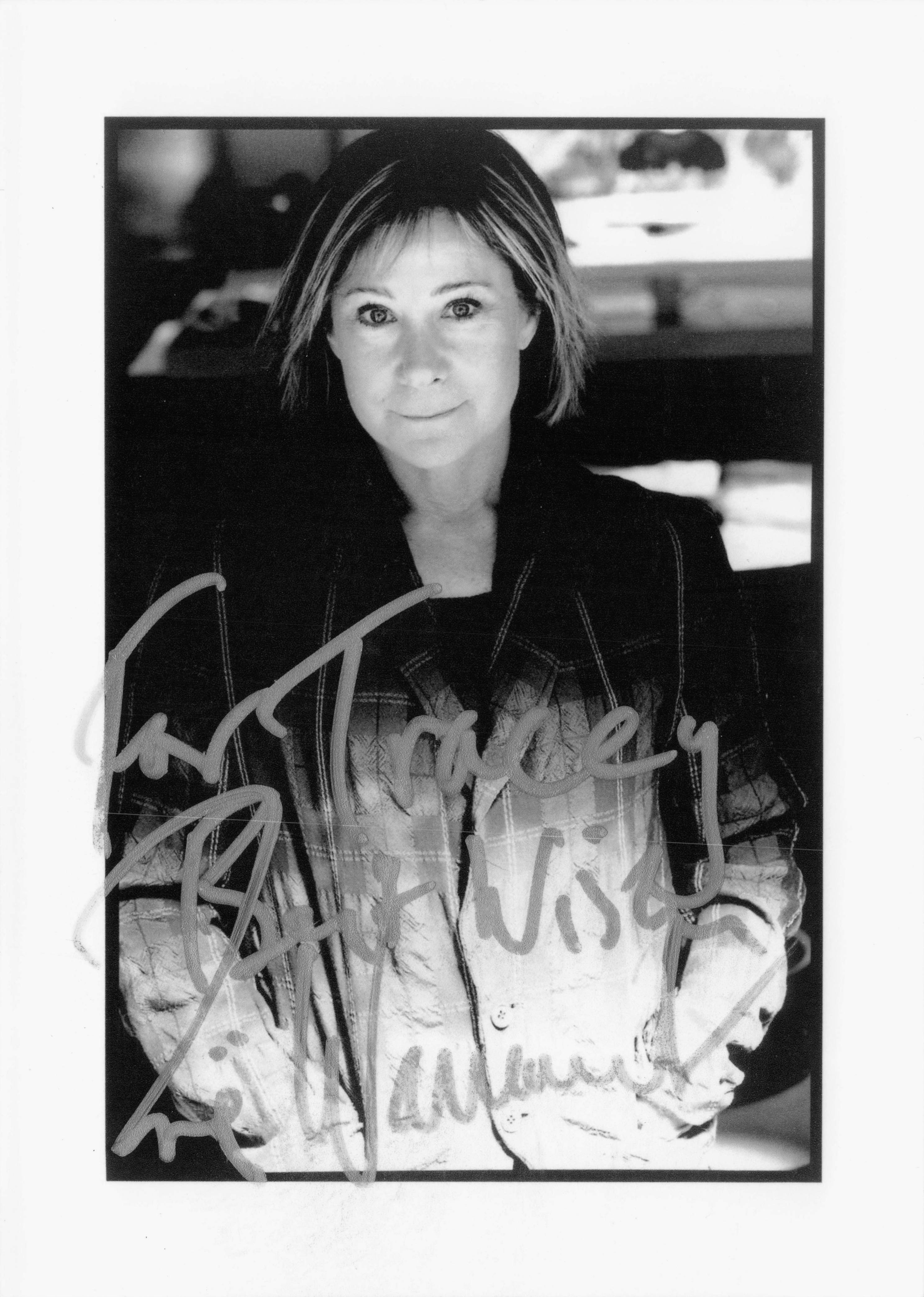 Zoe Wannamaker Harry Potter Stunning Metallic Silver Large Hand Signed Photo