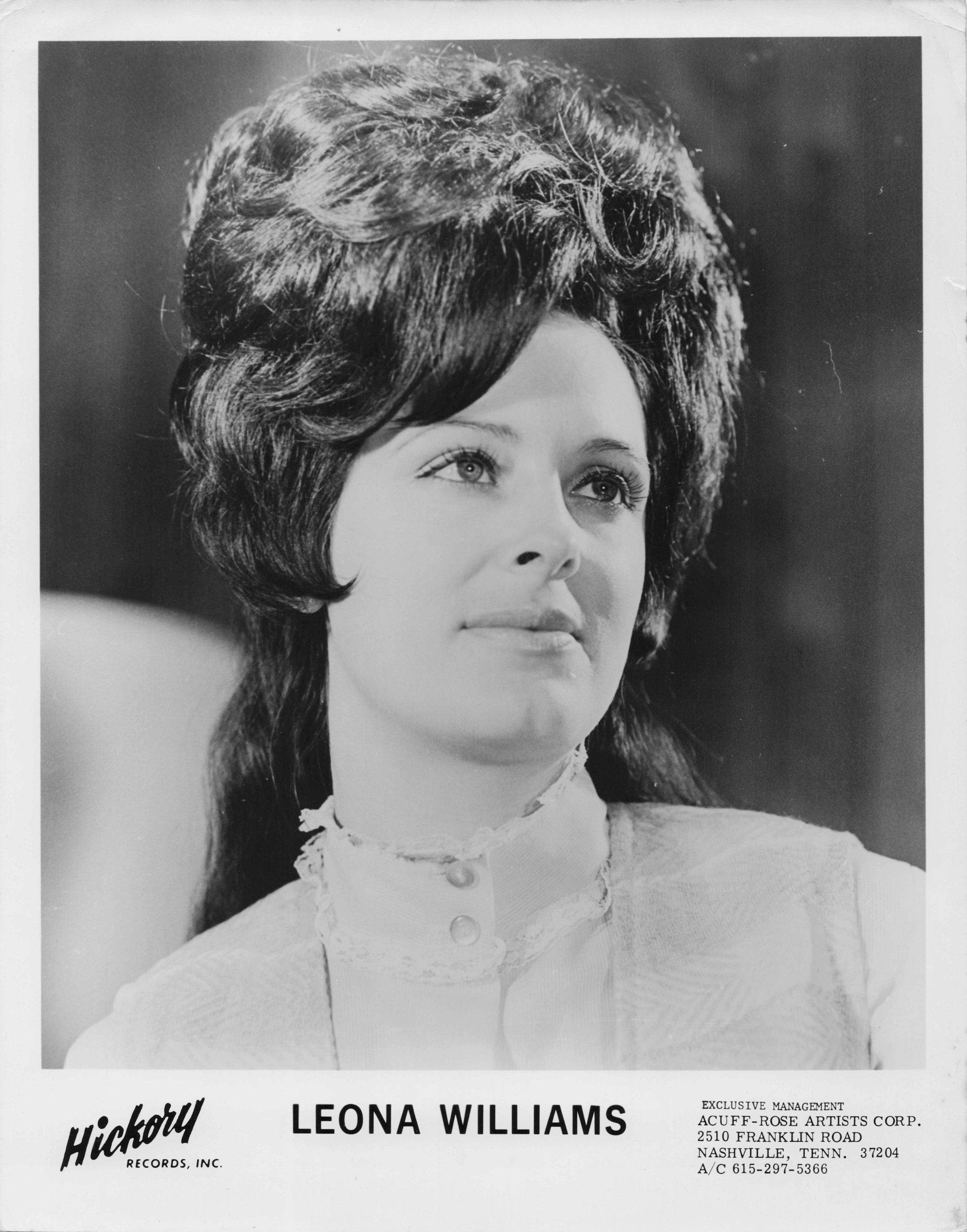 Leona Williams Country & Western Singer Hickory Records Vintage 10x8 Media Photo