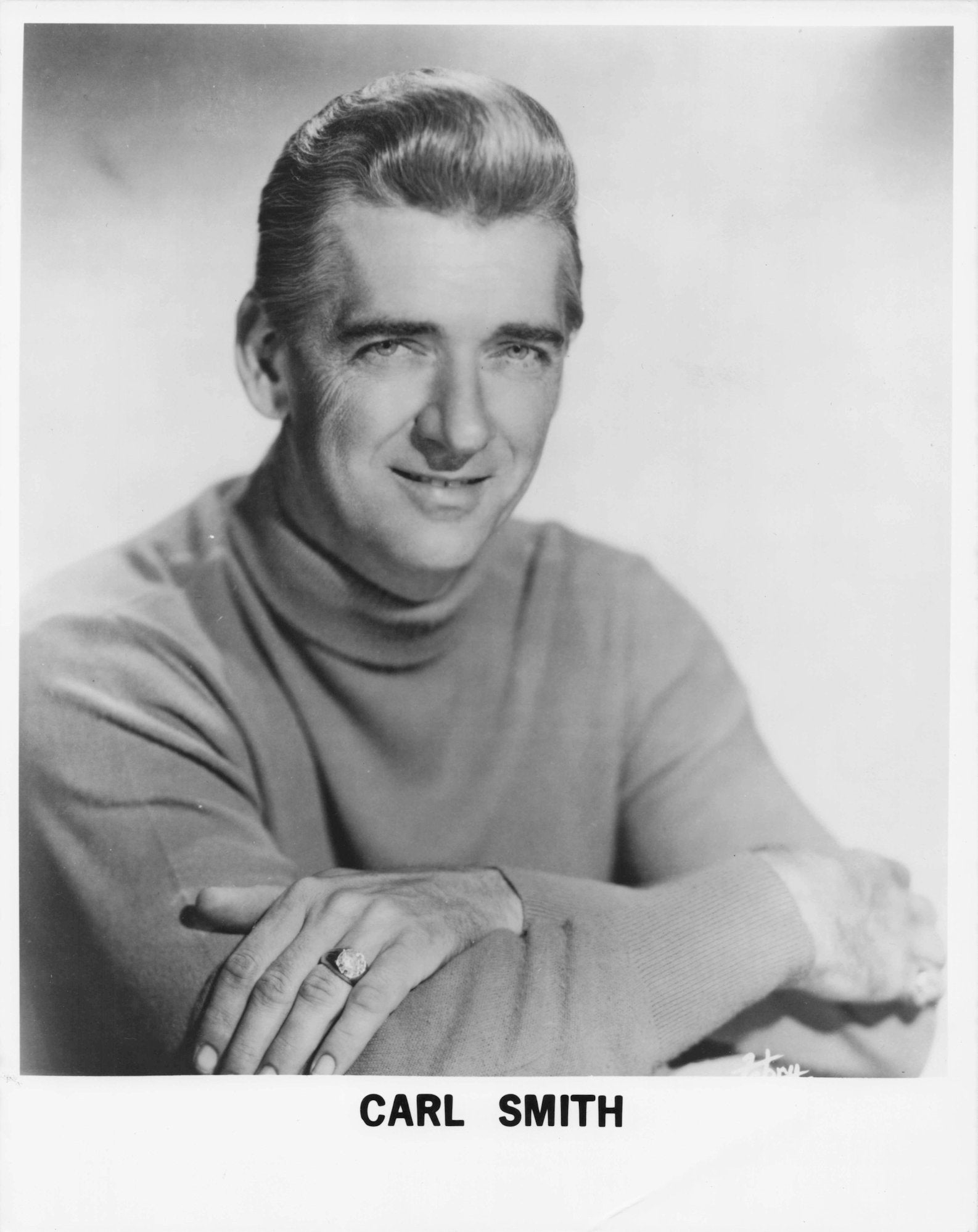 Carl Smith Country Music Singer Artist Vintage Large 10x8 Rare Media Photo