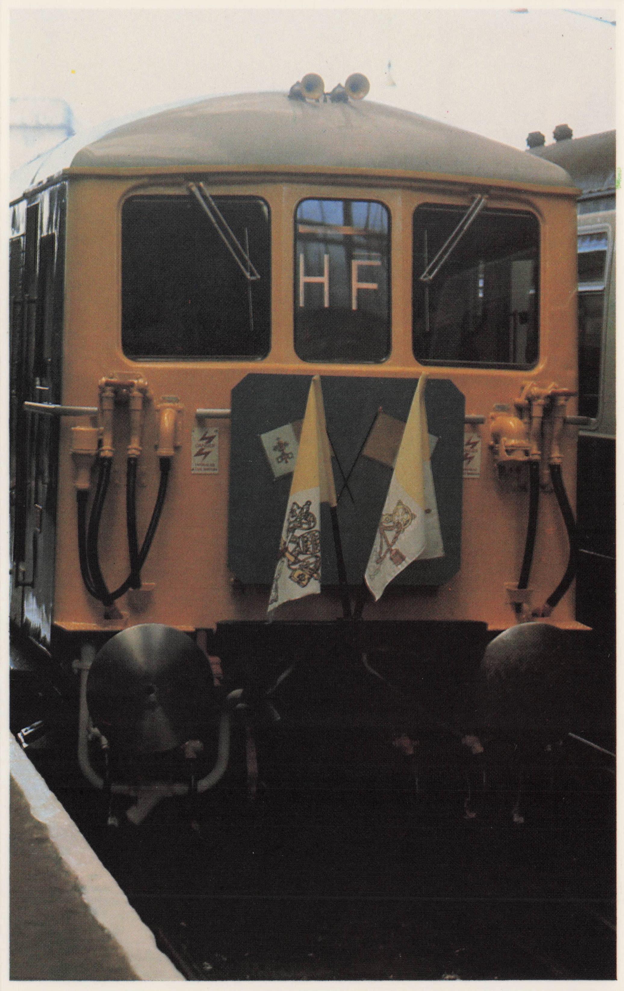 Gatwick Papal Express Train Transport Pope John Paul II 1982 UK Visit Postcard