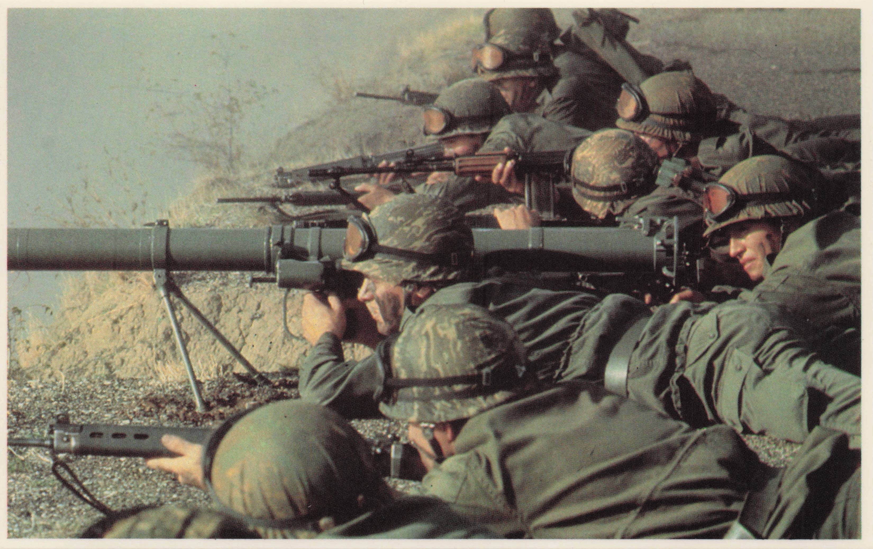 Falklands War Victory Argentine Soldiers Surrender Defeat Military Postcard